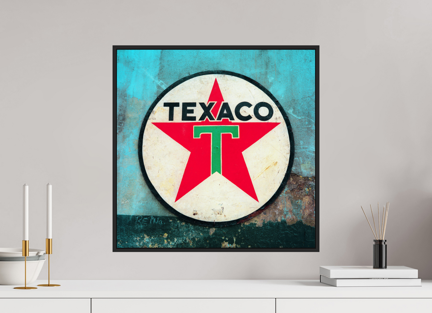 Texaco Sign Cuba
