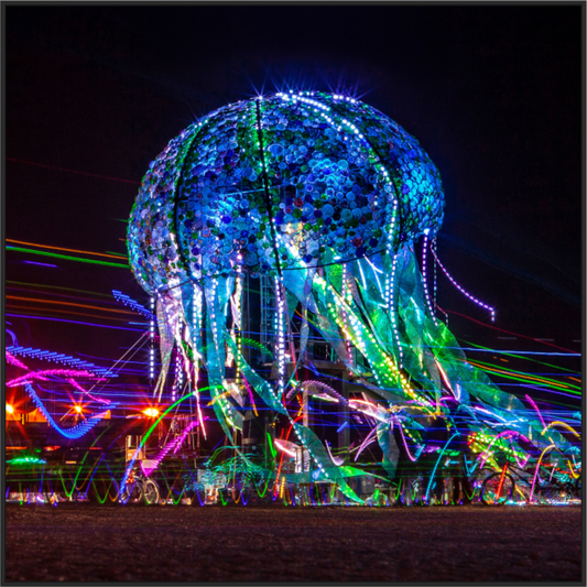 Burning Man - Glass Jellyfish