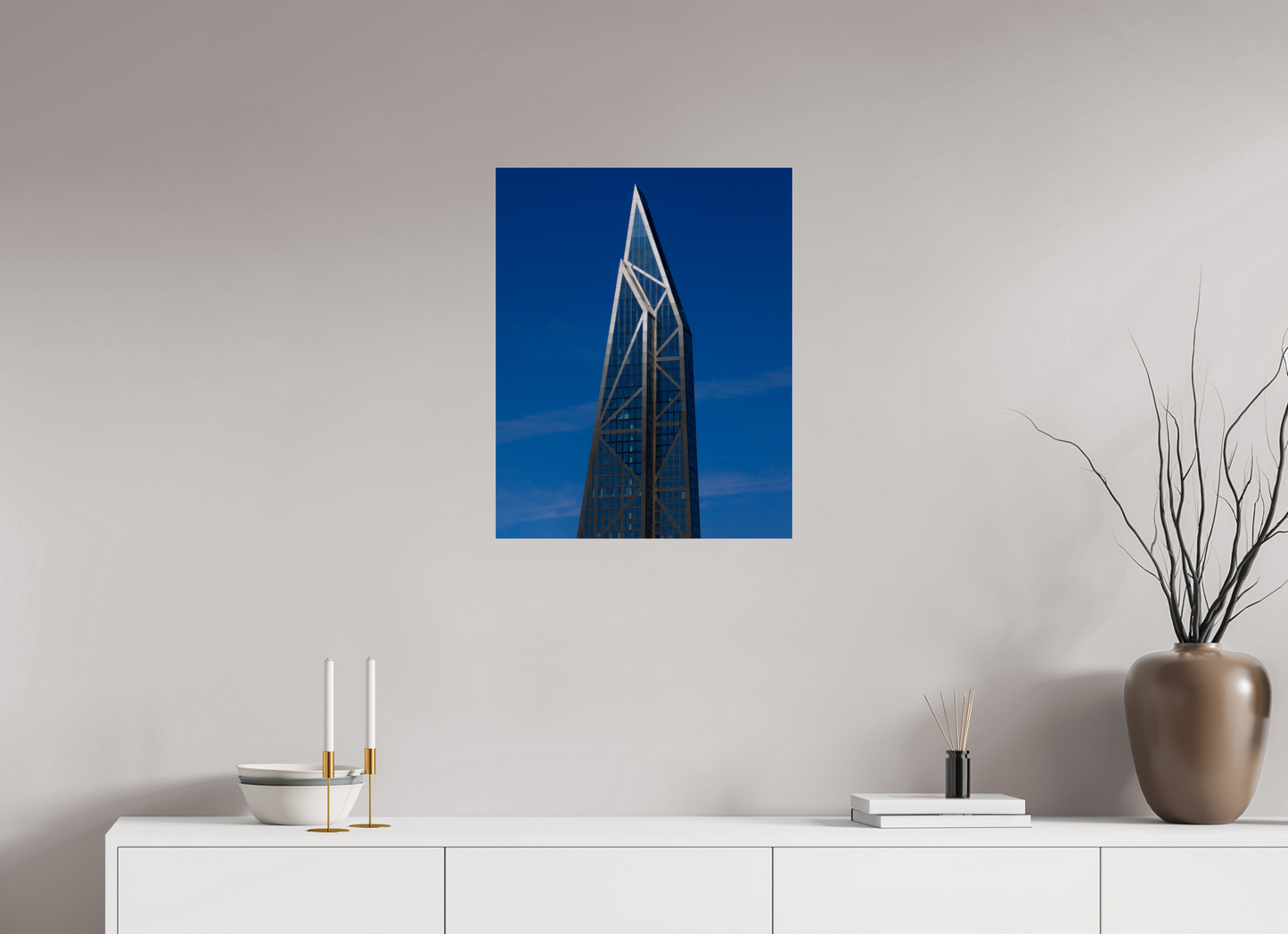 20 x 25″, Frameless Acrylic Glass MoMA Tower