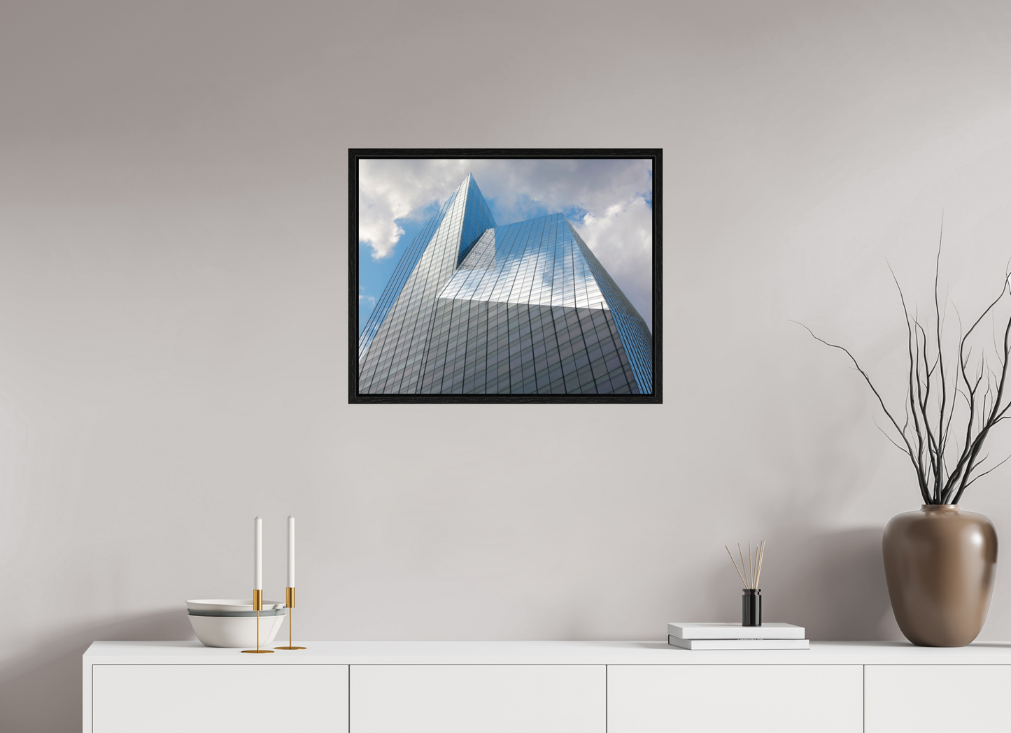 25 x 20″, Floater Frame Bank of America Tower