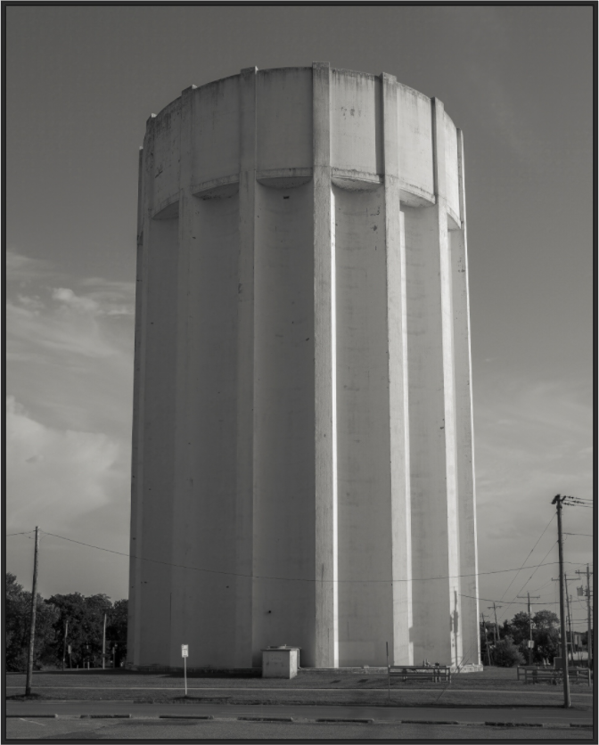 Ribbed Water Tower Kansas