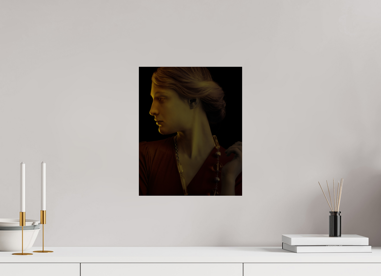 12 x 15″, Frameless Acrylic Glass Amanda