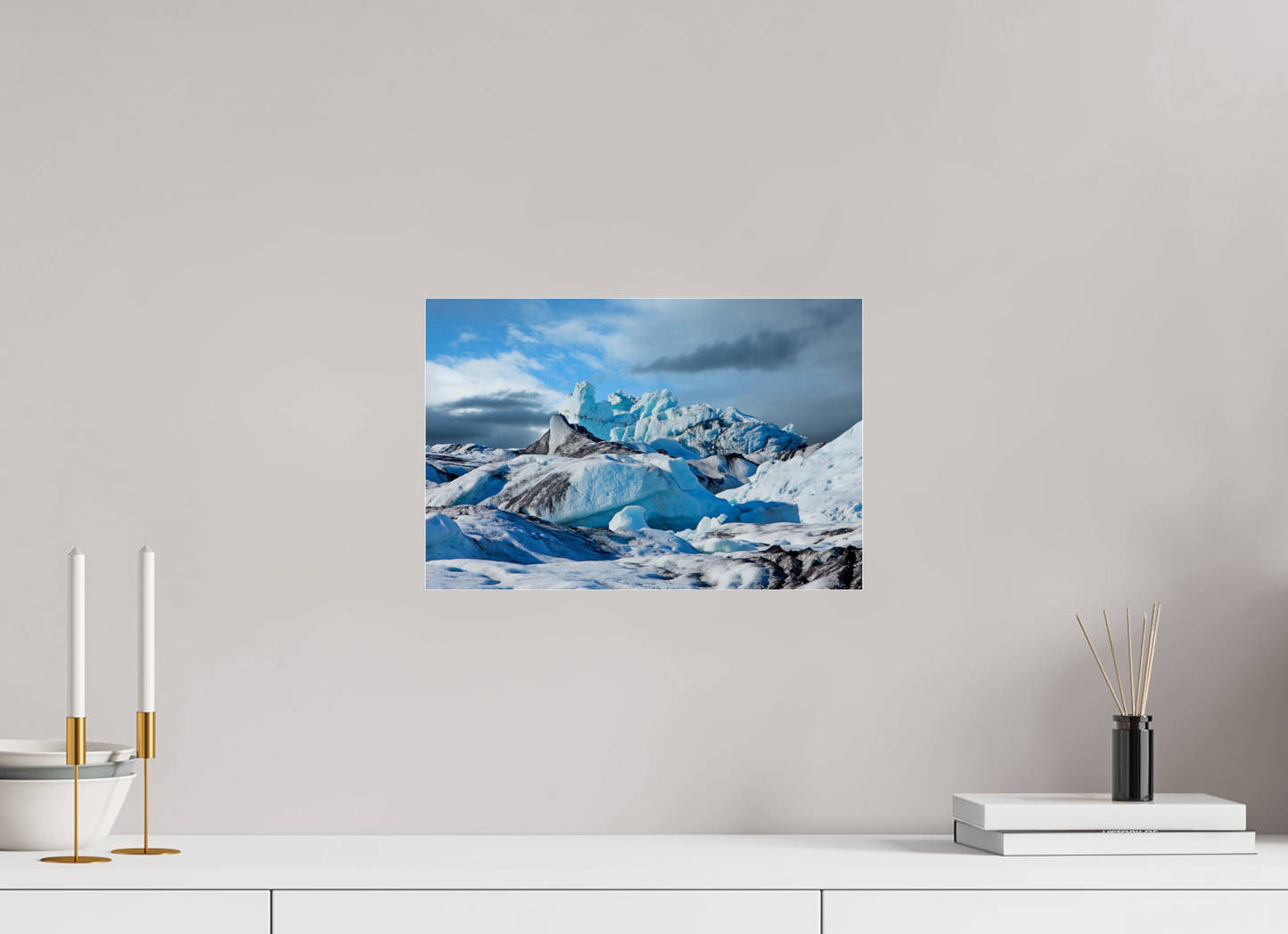 15 x 10″, Photo Print Under Acrylic Glass Iceland Icebergs