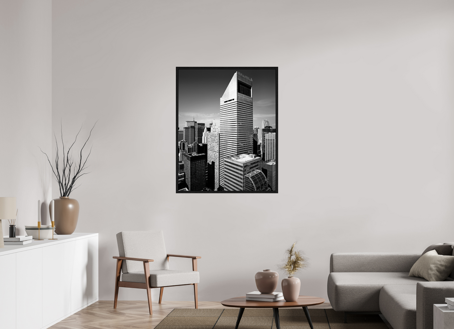35 x 43.7″, Floater Frame Citigroup Tower