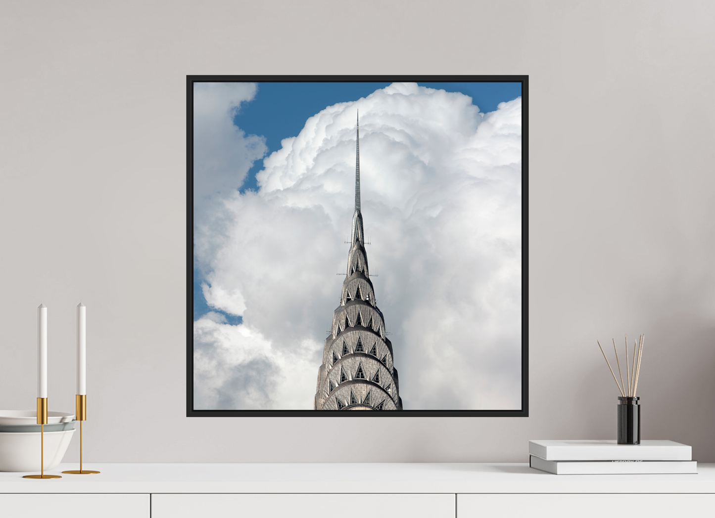 Chrysler Building with Clouds
