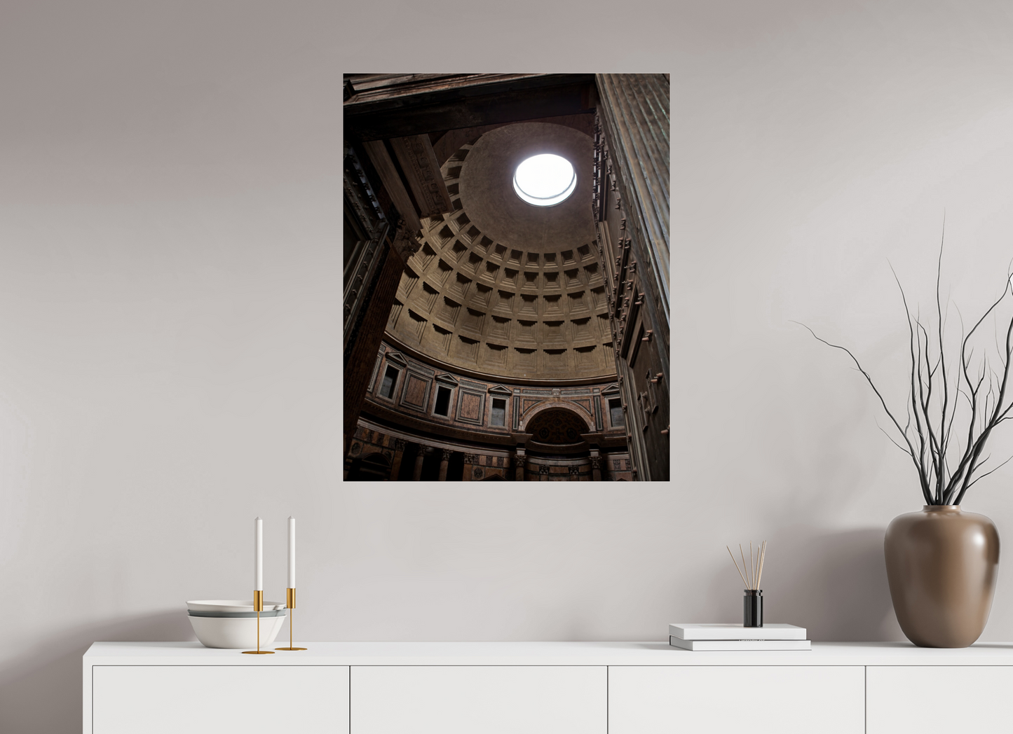 28 x 35″, Frameless Acrylic Glass Pantheon