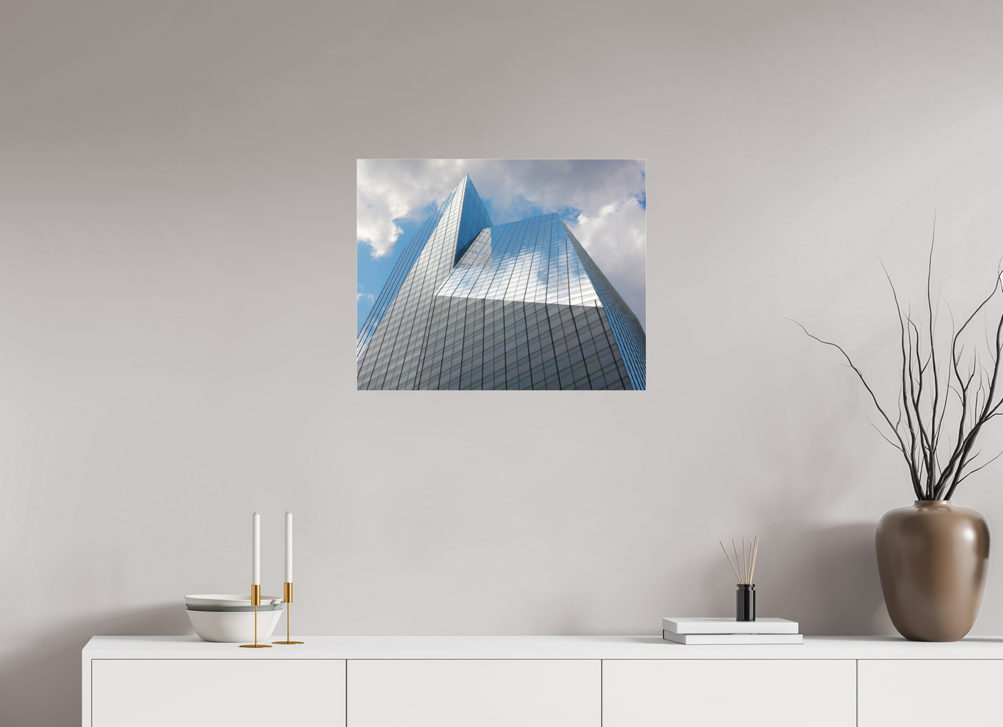 25 x 20″, Frameless Acrylic Glass Bank of America Tower