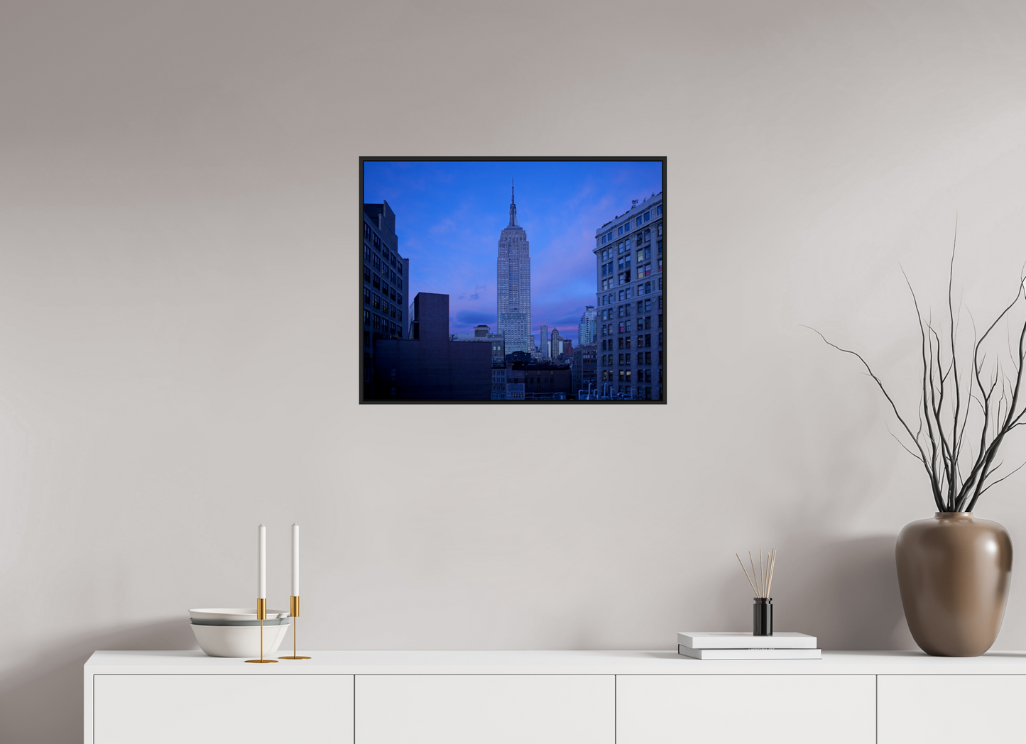 The Empire State Building at Dusk