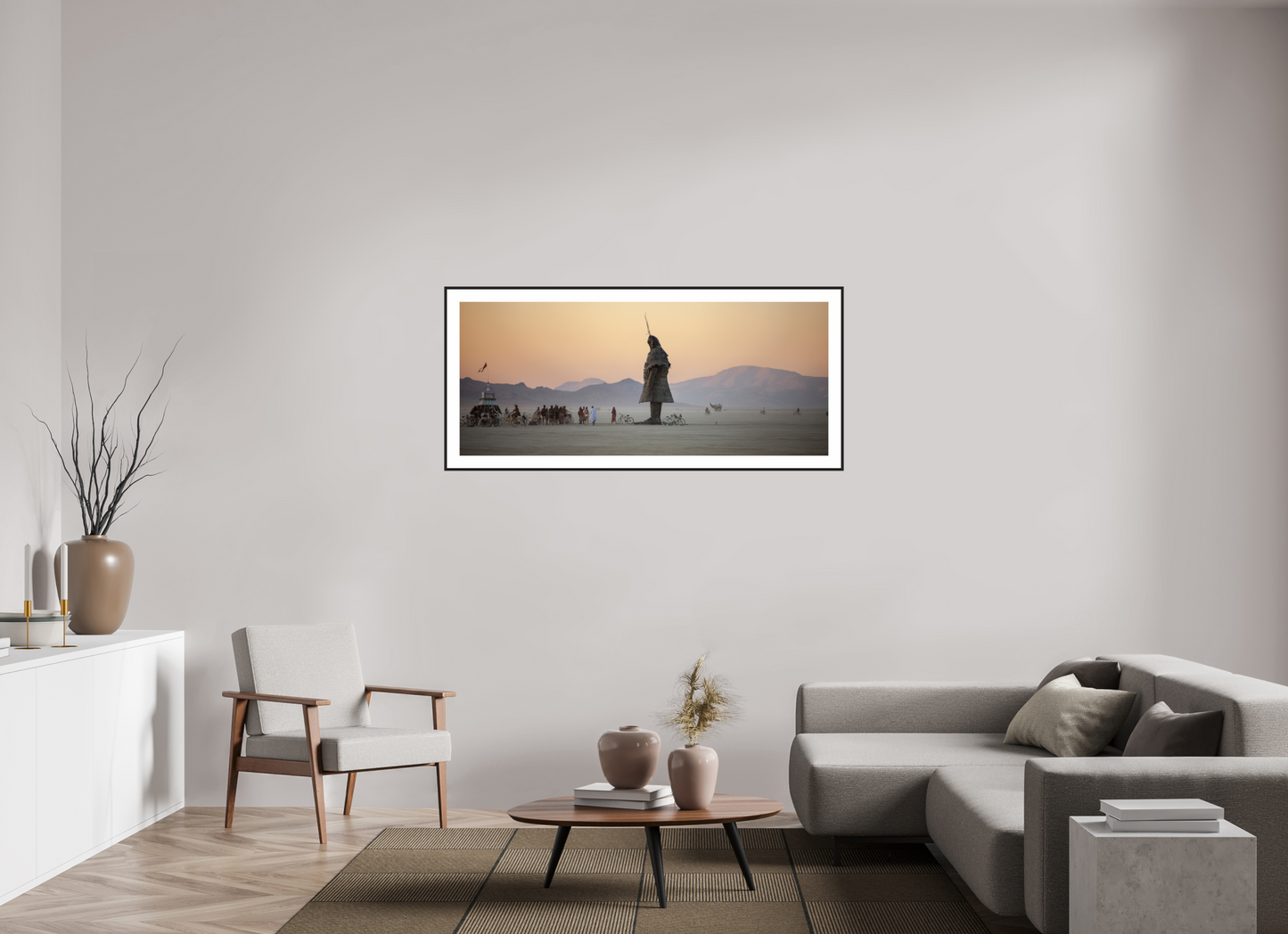 Burning Man - The Samurai with Admirer