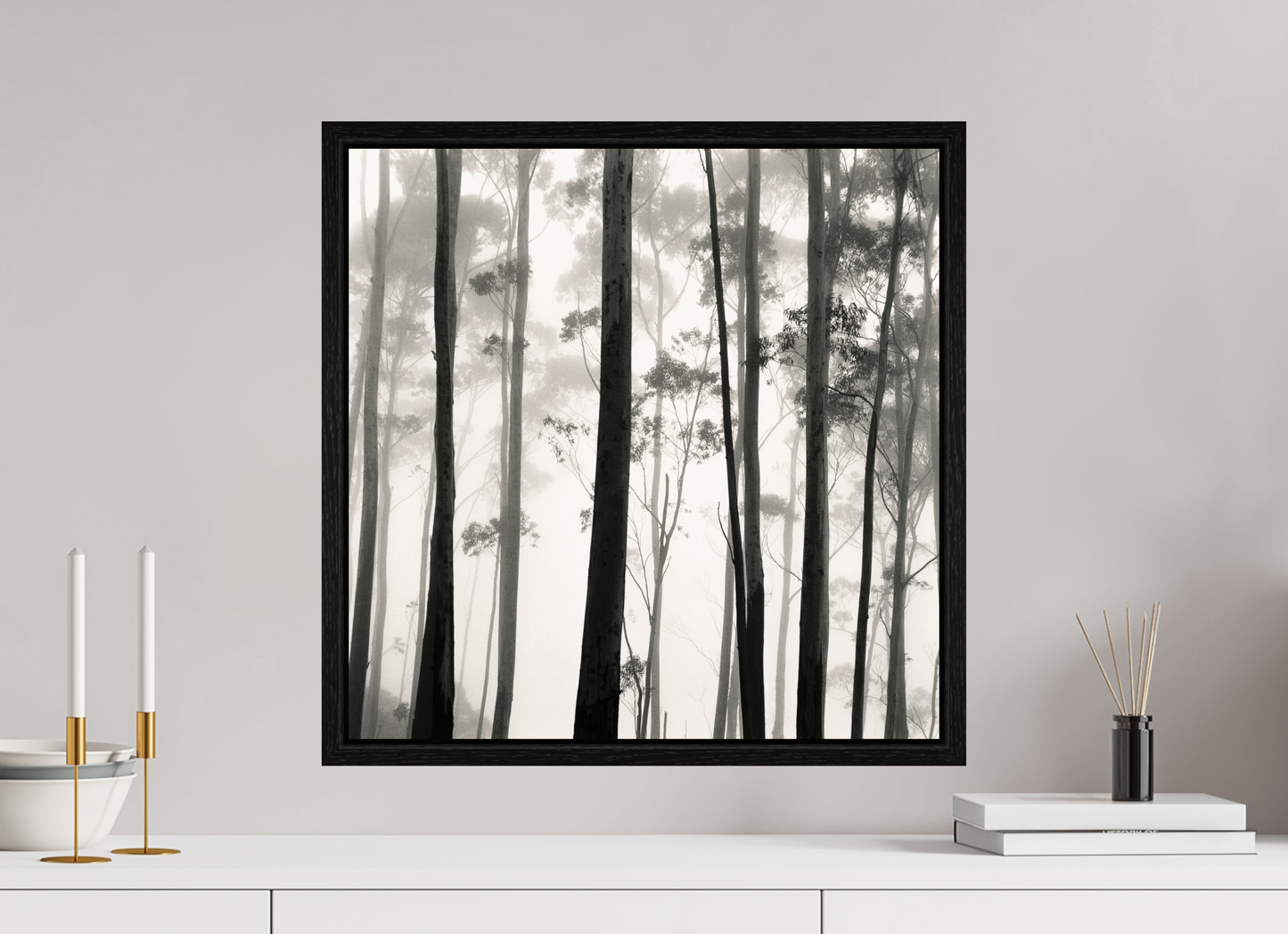 20 x 20″, Floater Frame Tilba Tilba Trees, Austrailia