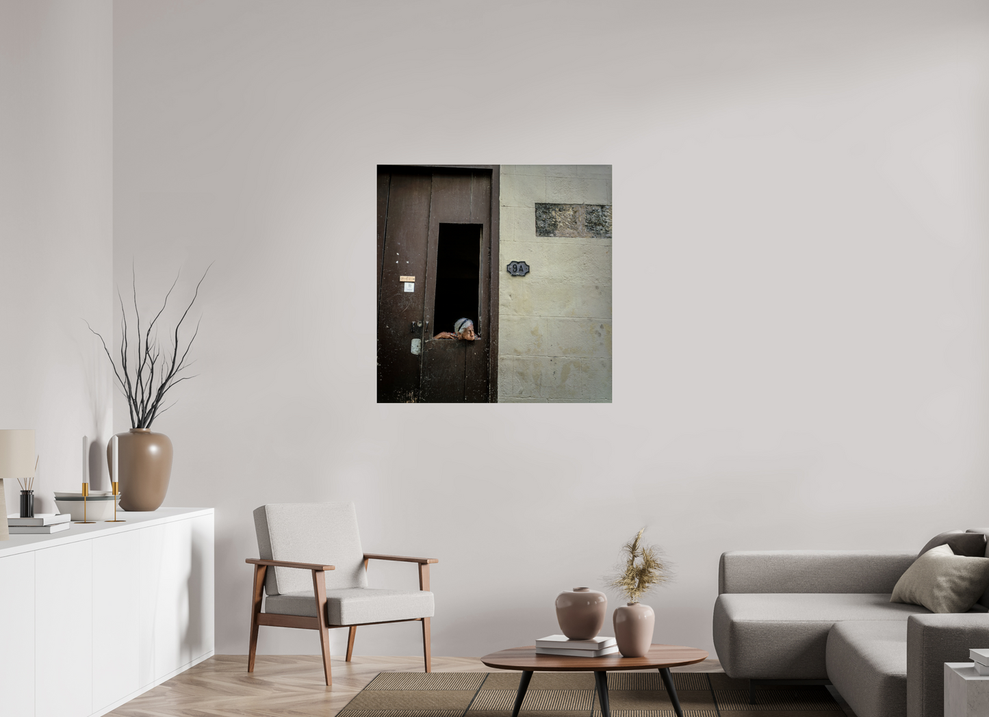 39 x 39.6″, Frameless Acrylic Glass Cuban Woman