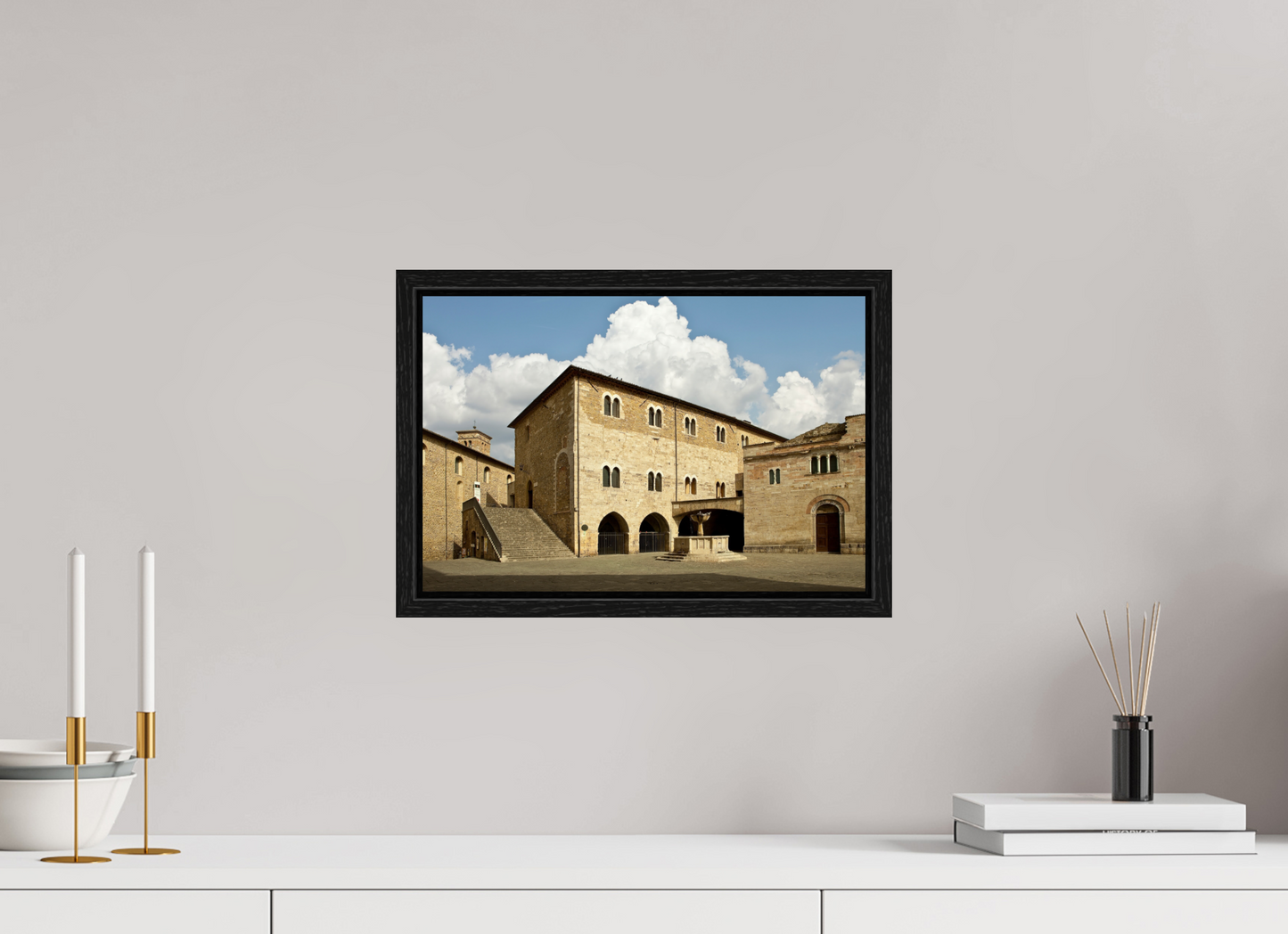 15 x 10″, Floater Frame Romanesque Church of San Silvestro