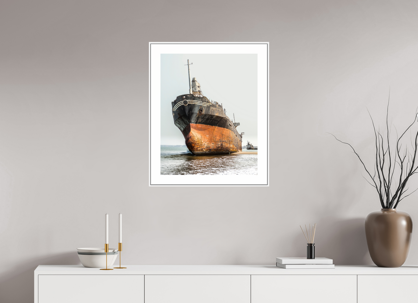 Grounded Ship Angola