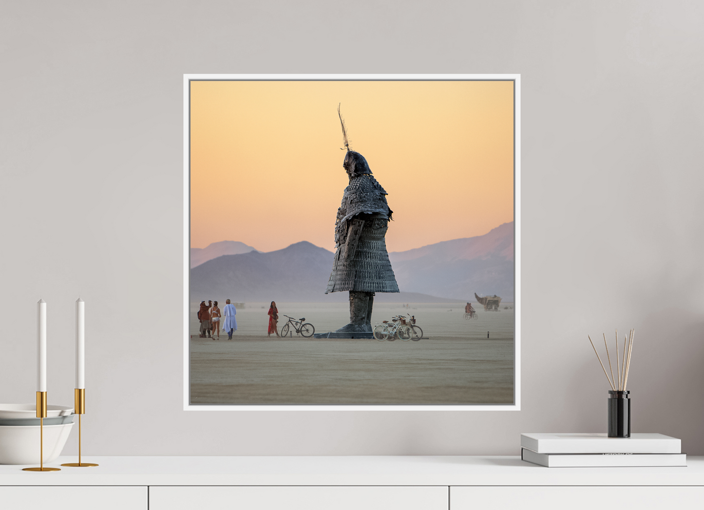 Burning Man - The Samurai with Admirer