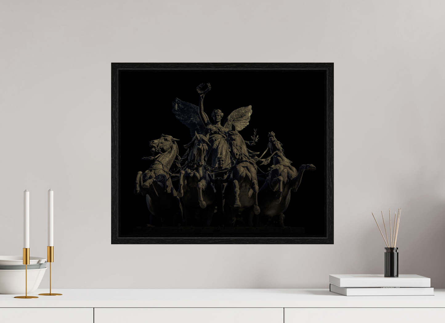 20 x 16″, Floater Frame Wellington Arch