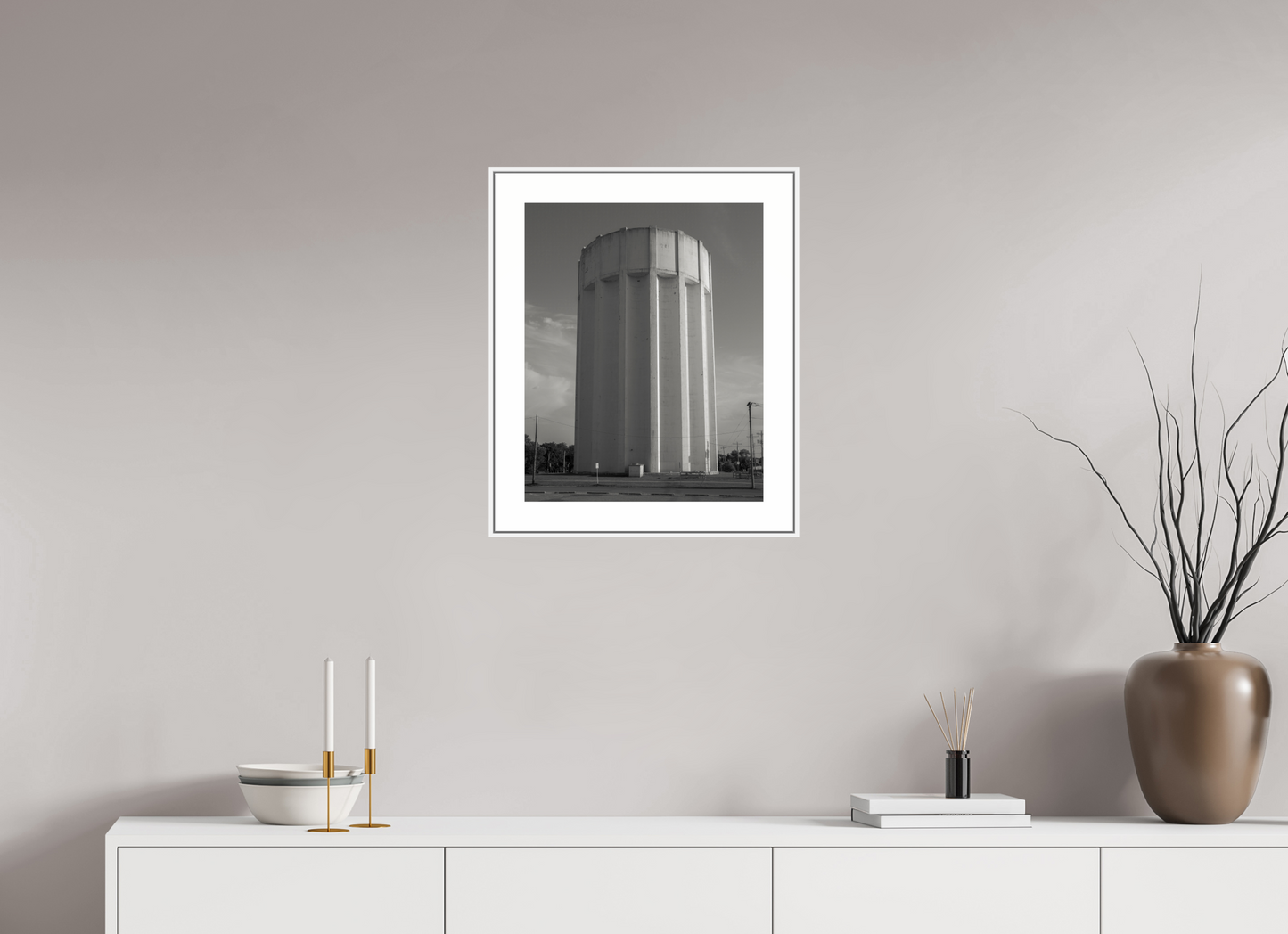 Ribbed Water Tower Kansas