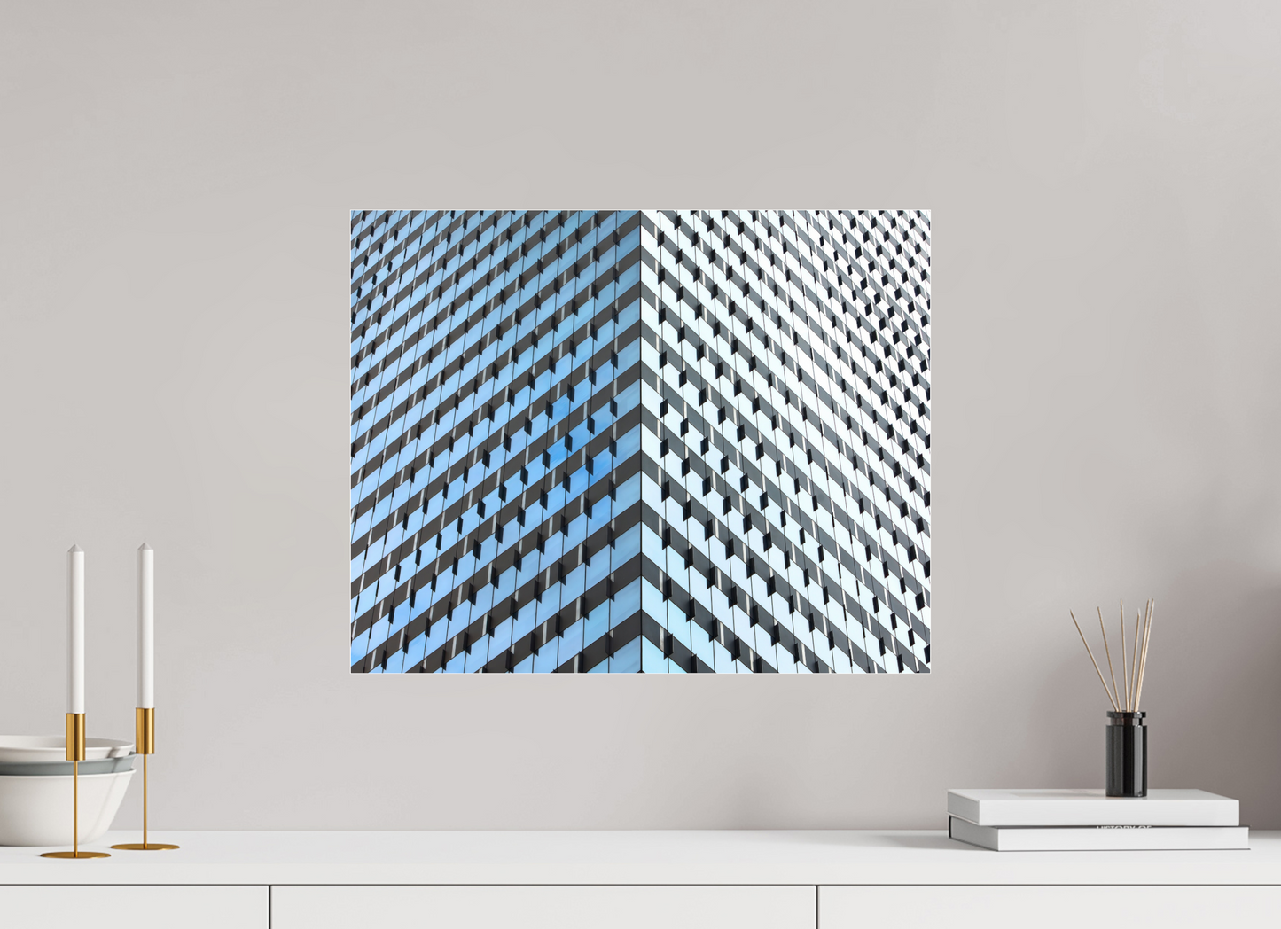 20 x 16″, Frameless Acrylic Glass Glass Facade