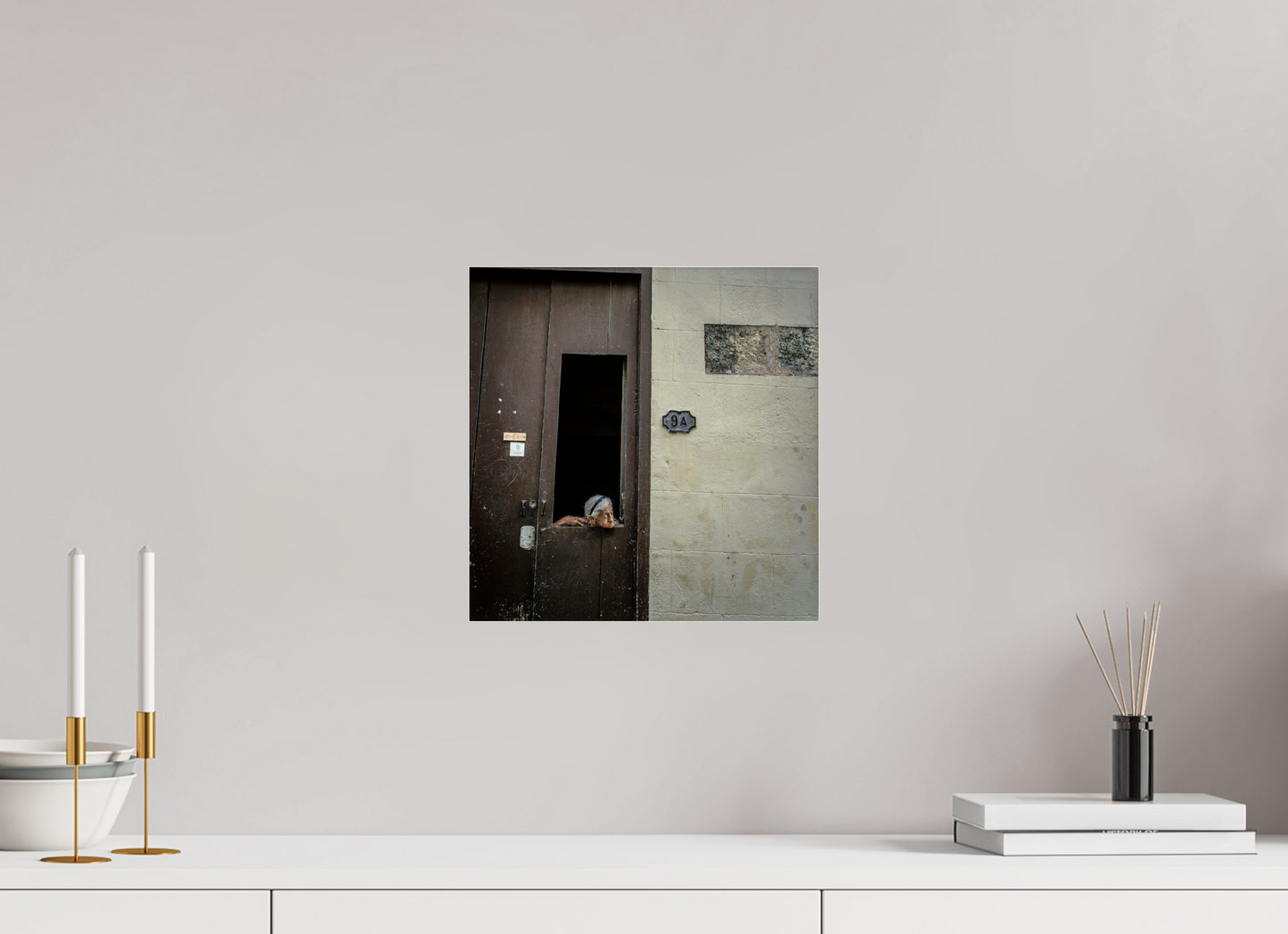 12 x 12.2″, Frameless Acrylic Glass Cuban Woman