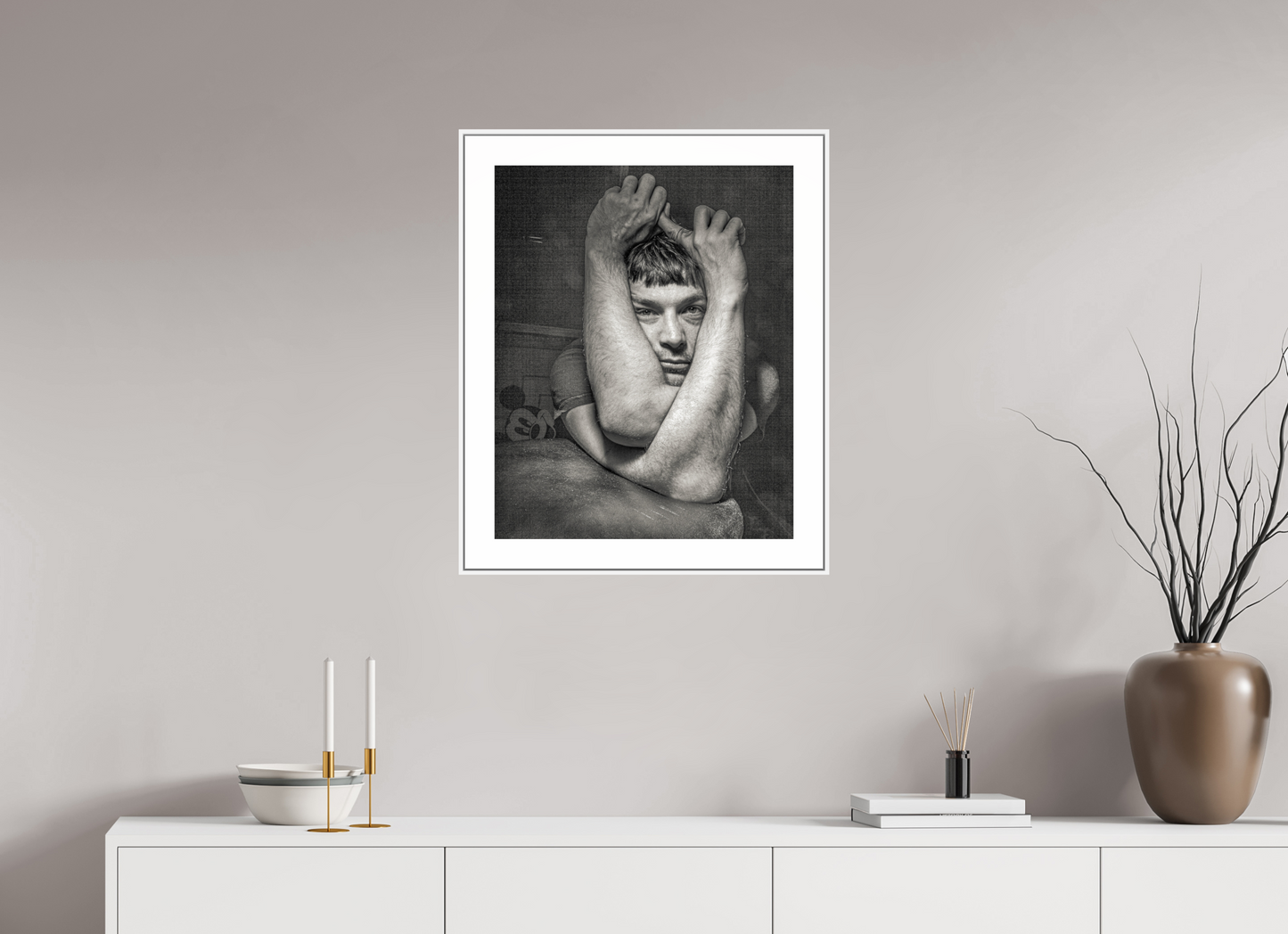 Michael Alig with Mickey Mouse