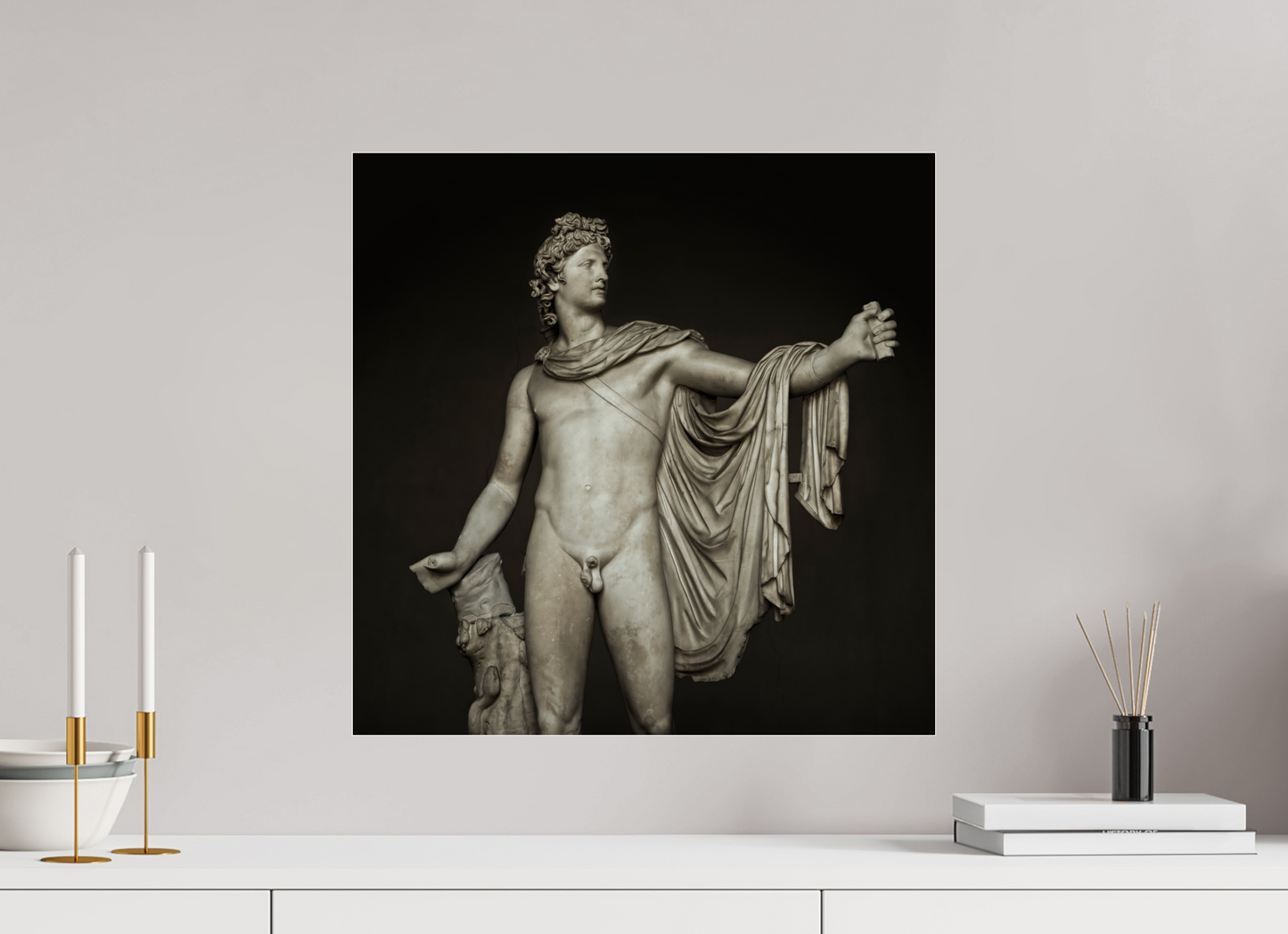 20 x 20″, Frameless Acrylic Glass Apollo