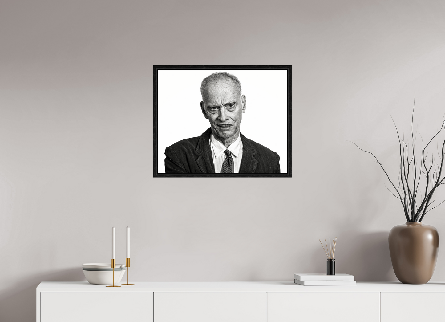 25 x 20″, Floater Frame John Waters