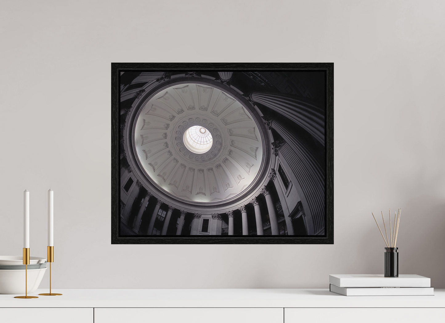 20 x 16″, Floater Frame Federal Hall Interior Dome, Manhattan
