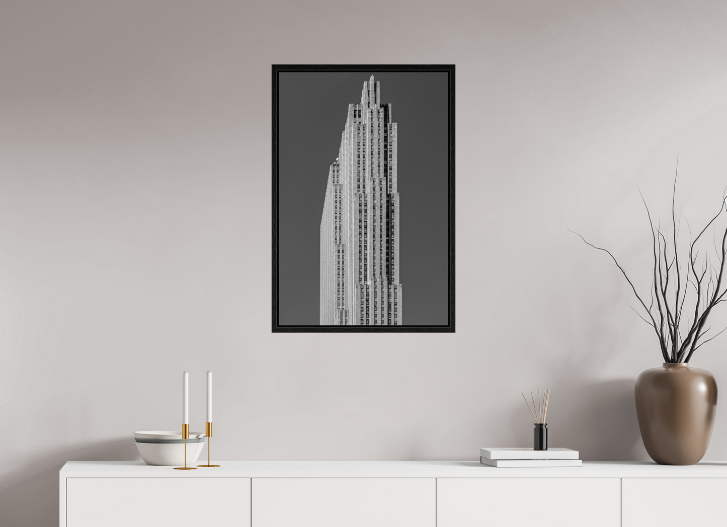 20 x 30″, Floater Frame Rockefeller Center