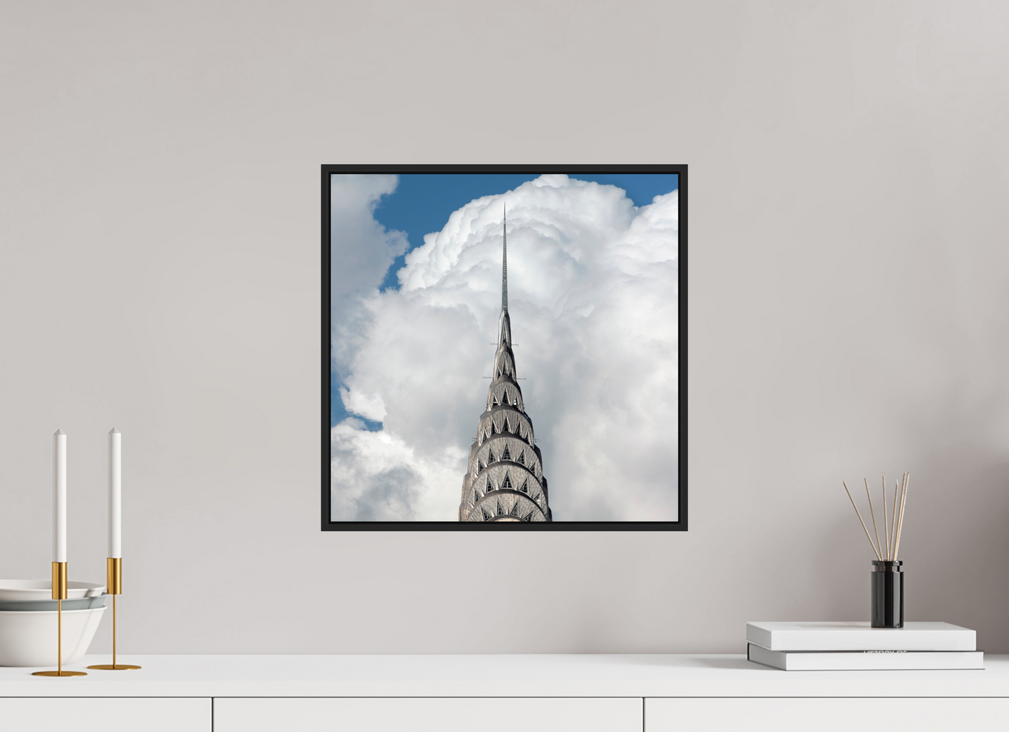 Chrysler Building with Clouds