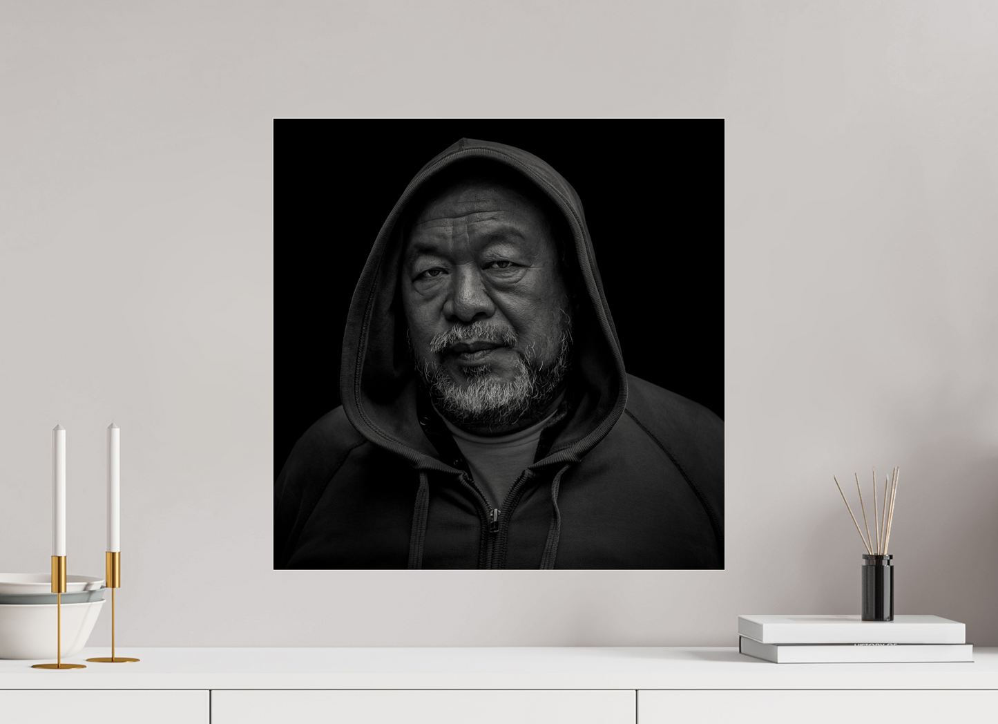 20 x 20″, Frameless Acrylic Glass Ai WeiWei