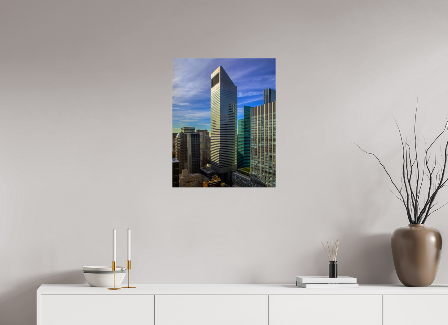20 x 25″, Frameless Acrylic Glass CitiCorp Tower