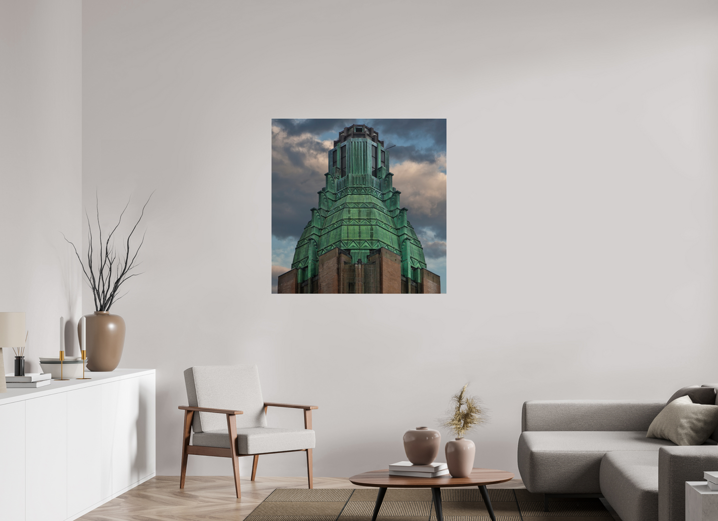 40 x 40″, Frameless Acrylic Glass Waldorf Astoria