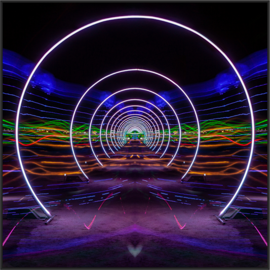 Burning Man - Concentric Circles of Light