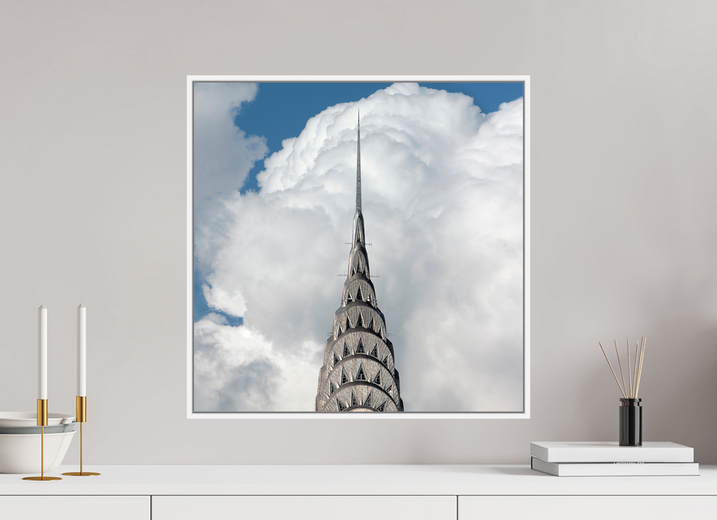 Chrysler Building with Clouds