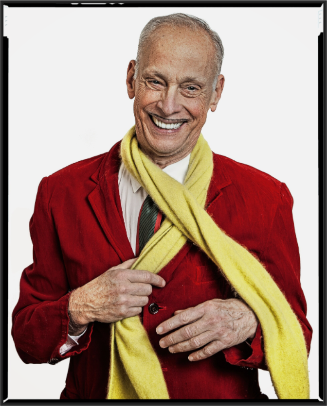Director John Waters in Red Jacket