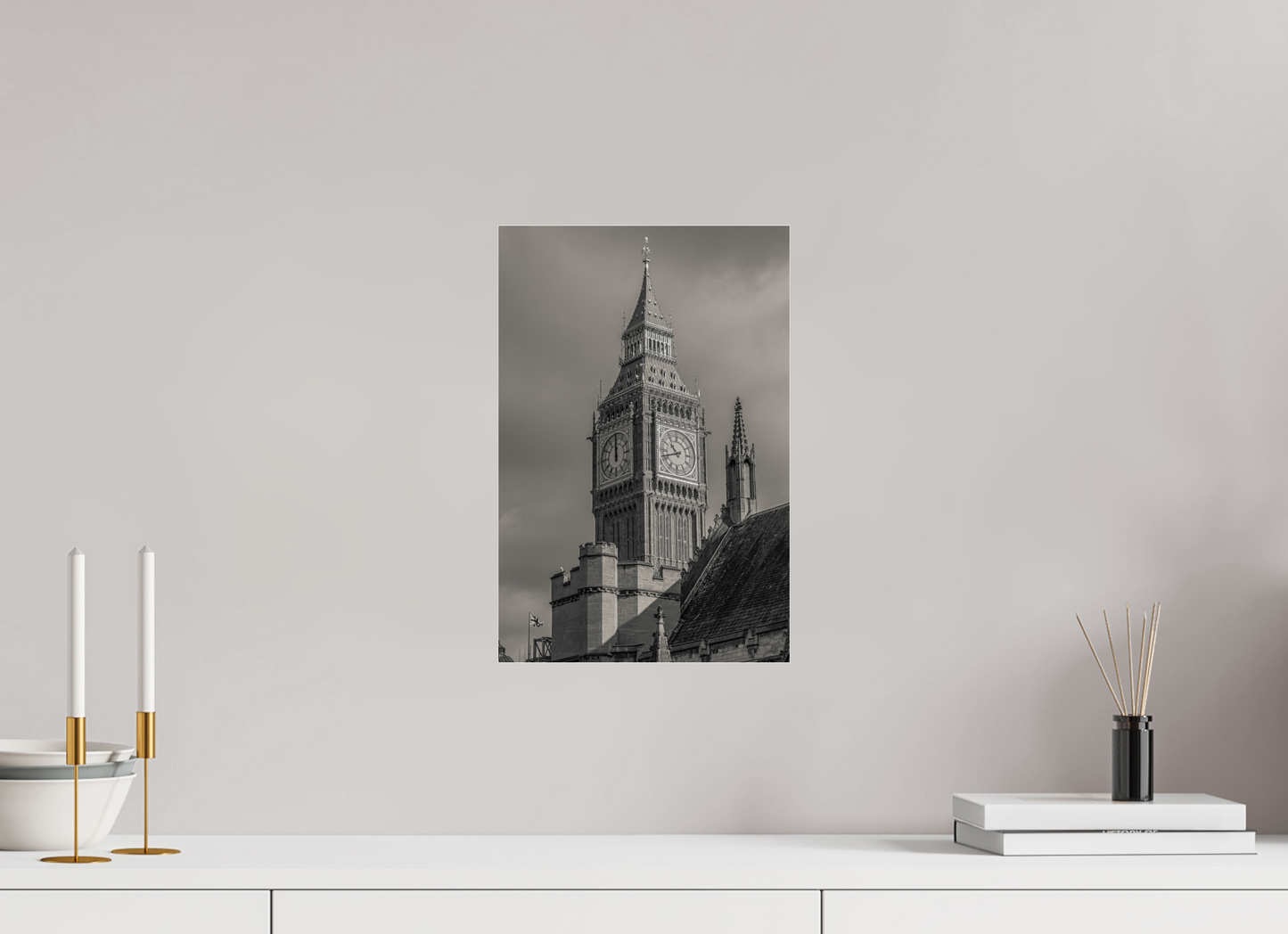 10 x 15″, Frameless Acrylic Glass Big Ben