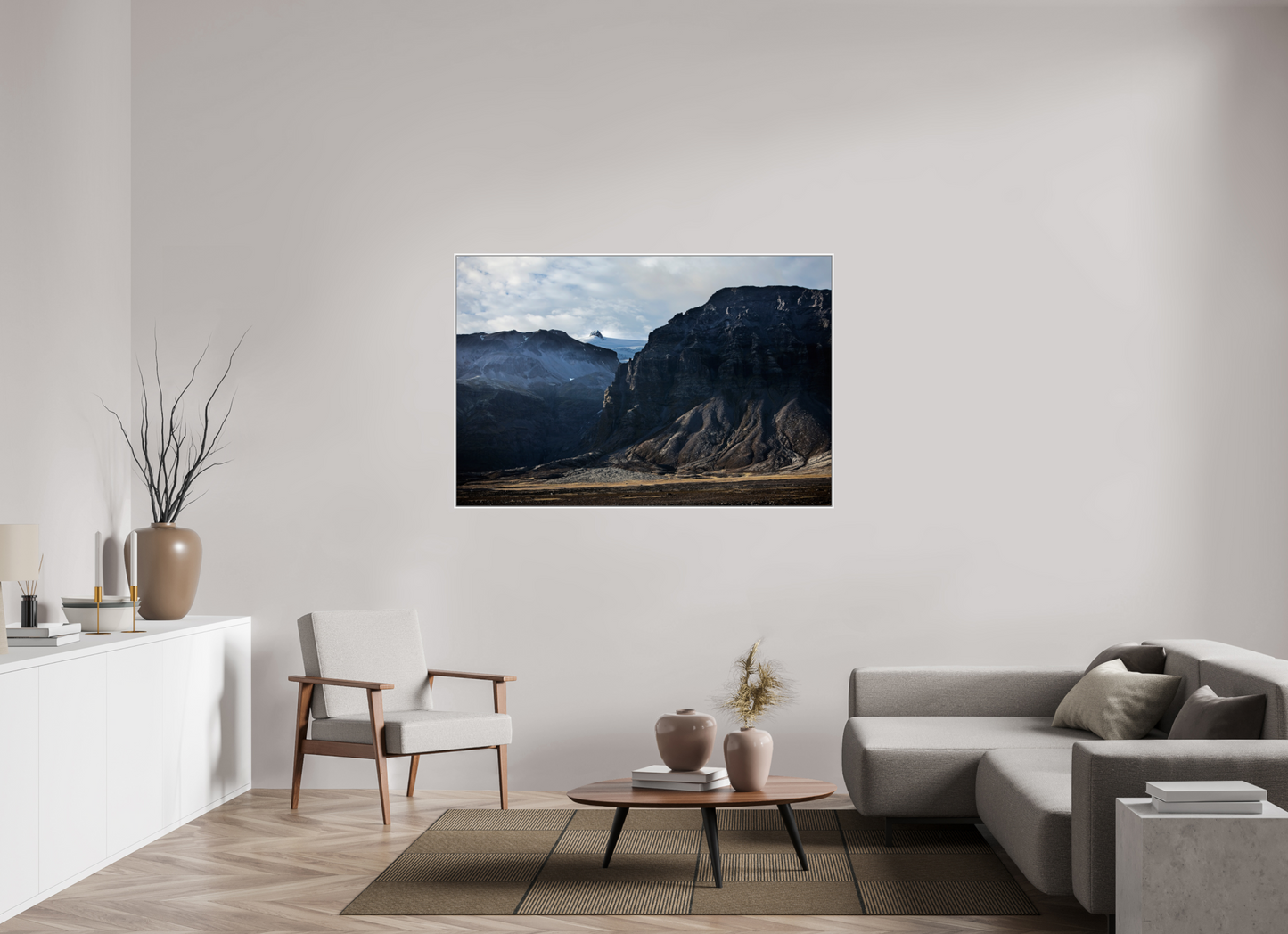 Iceland Black Mountains