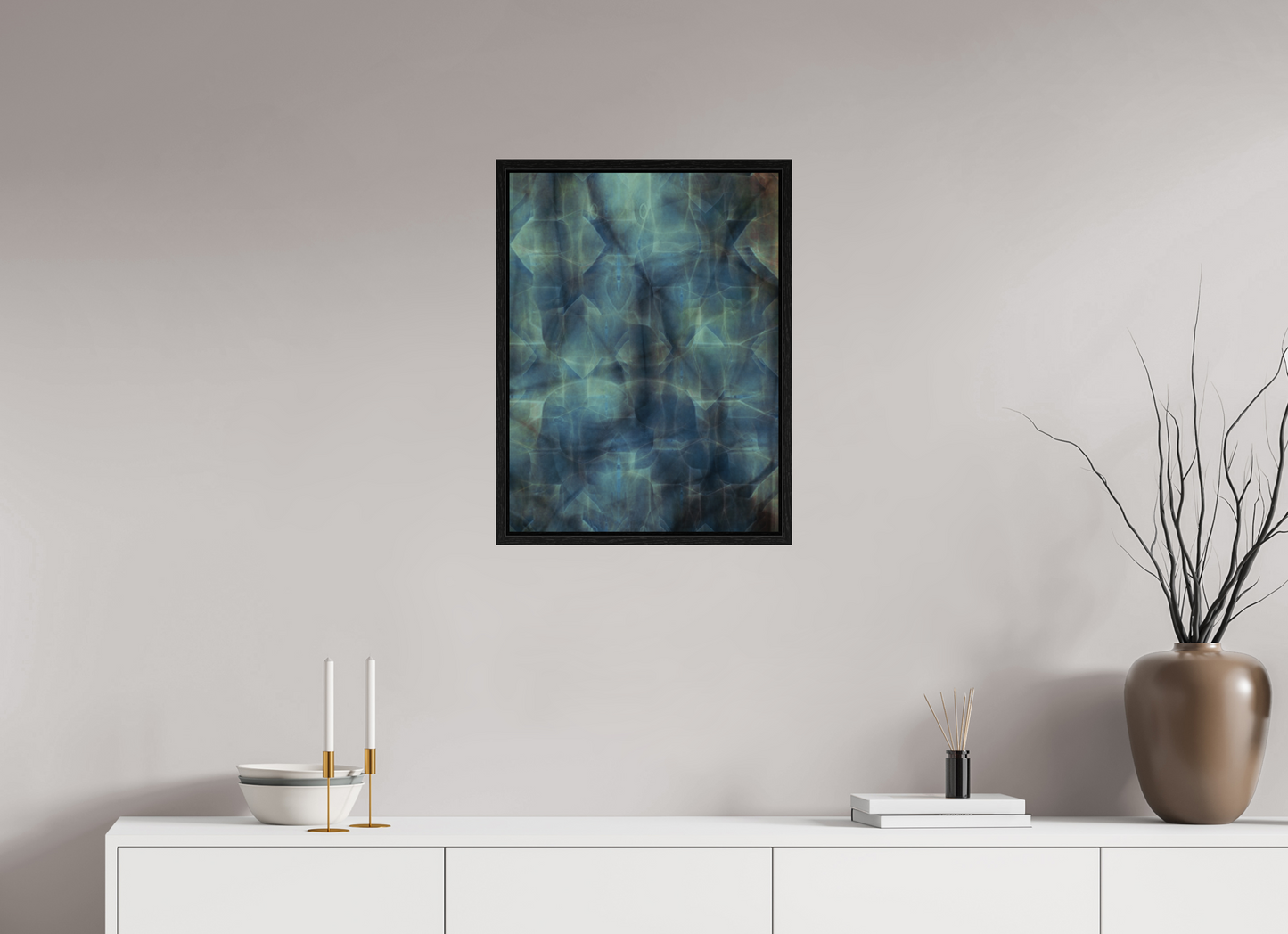 18 x 24″, Floater Frame Abstract No 308