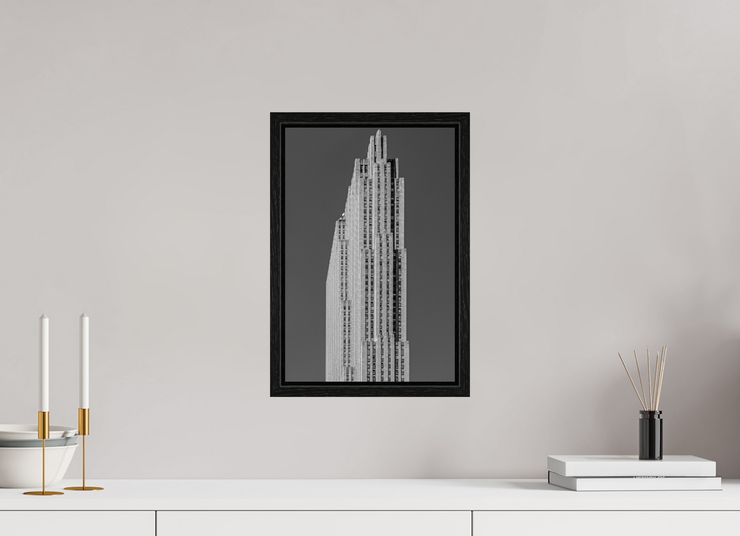 10 x 15″, Floater Frame Rockefeller Center