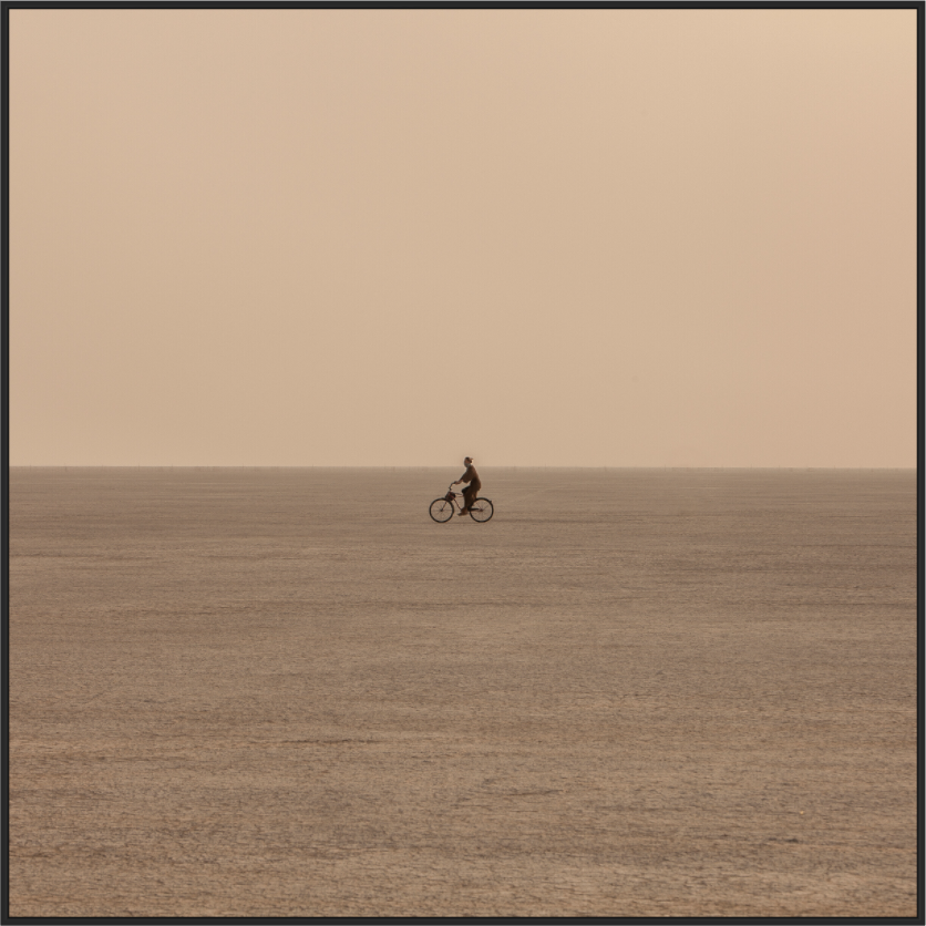 Burning Man - Woman on Bike