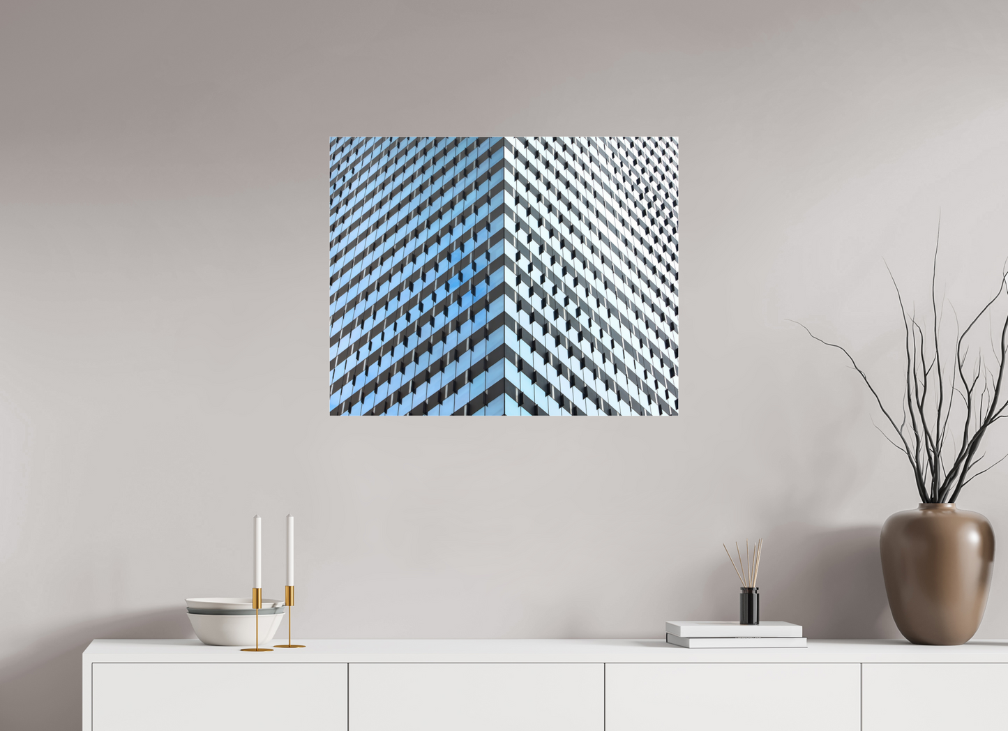 30 x 24″, Frameless Acrylic Glass Glass Facade