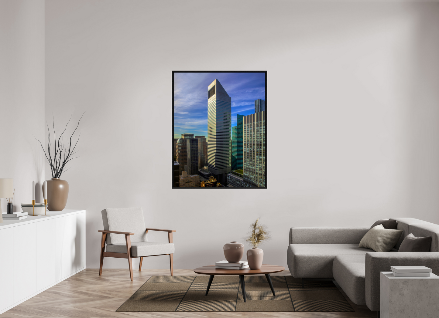 43 x 53.7″, Floater Frame CitiCorp Tower