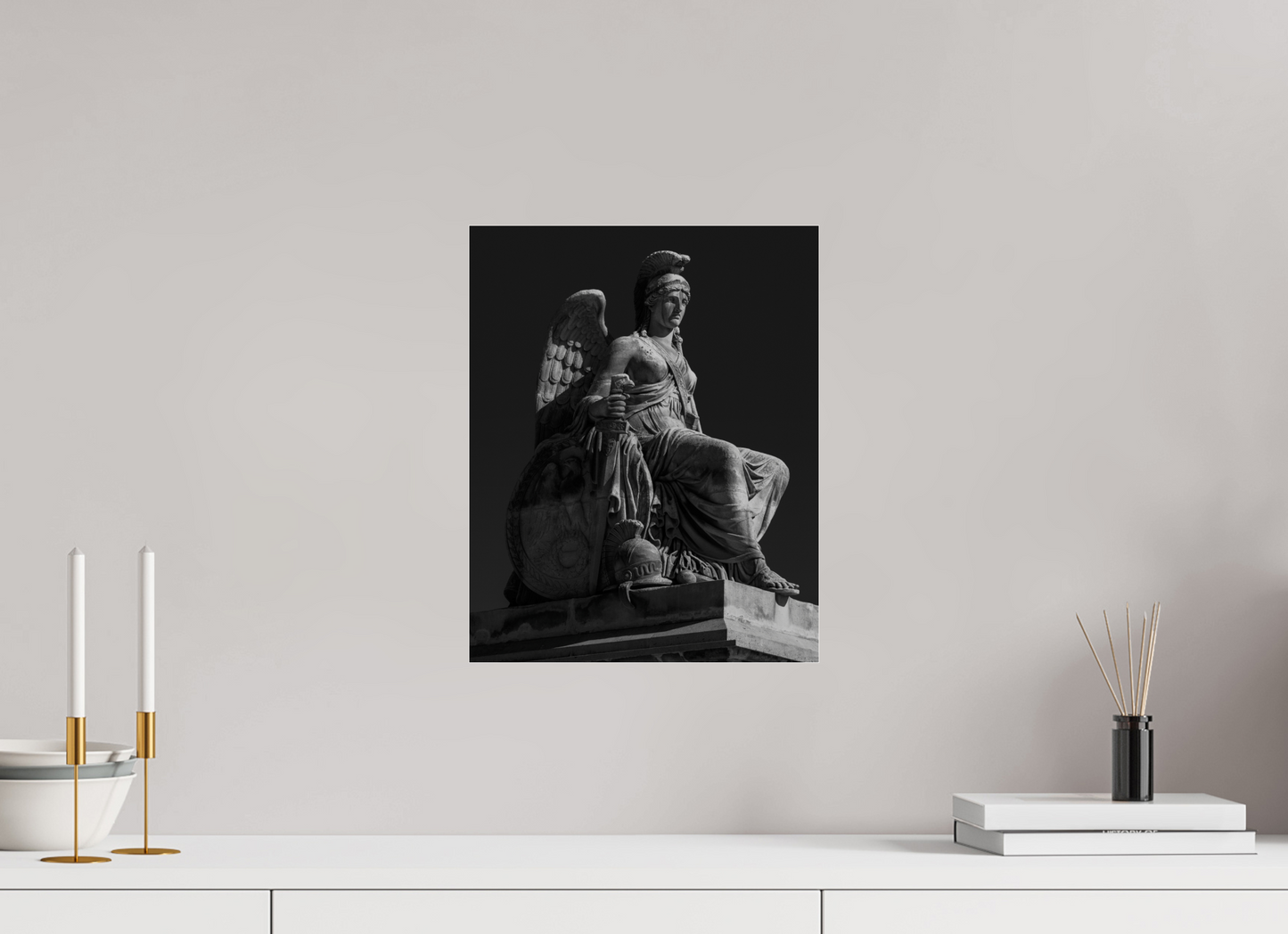 12 x 15″, Frameless Acrylic Glass Allegory Statue of Victorious France