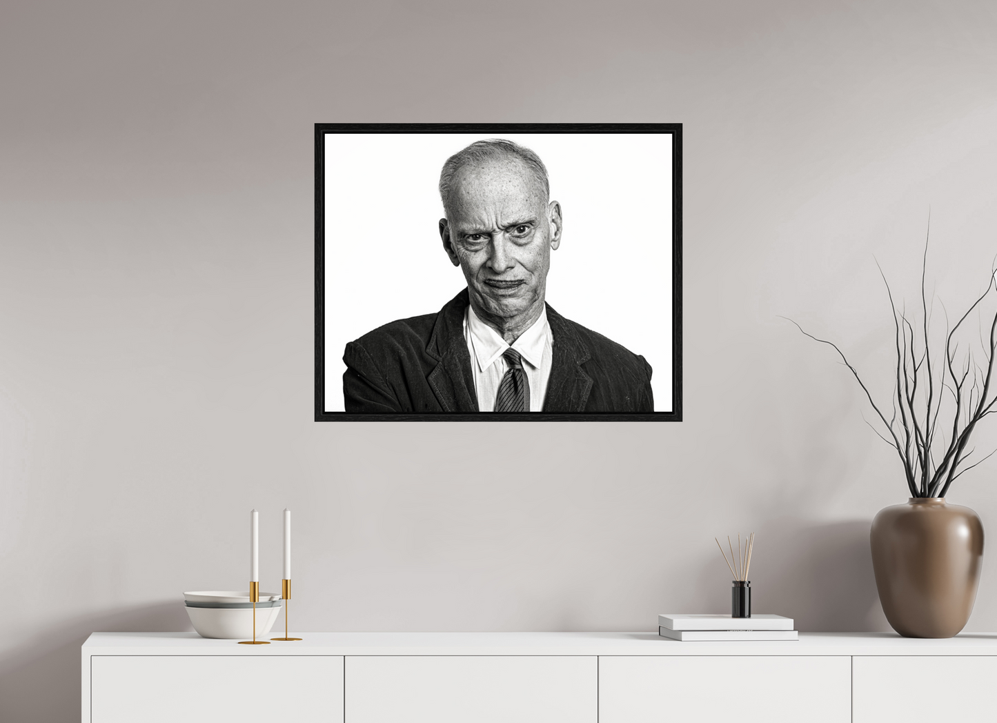 30 x 24″, Floater Frame John Waters