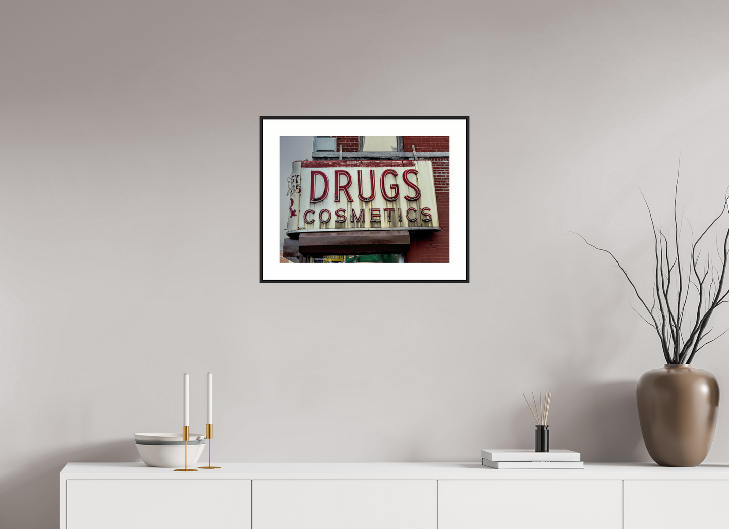 Drug Cosmetics Sign