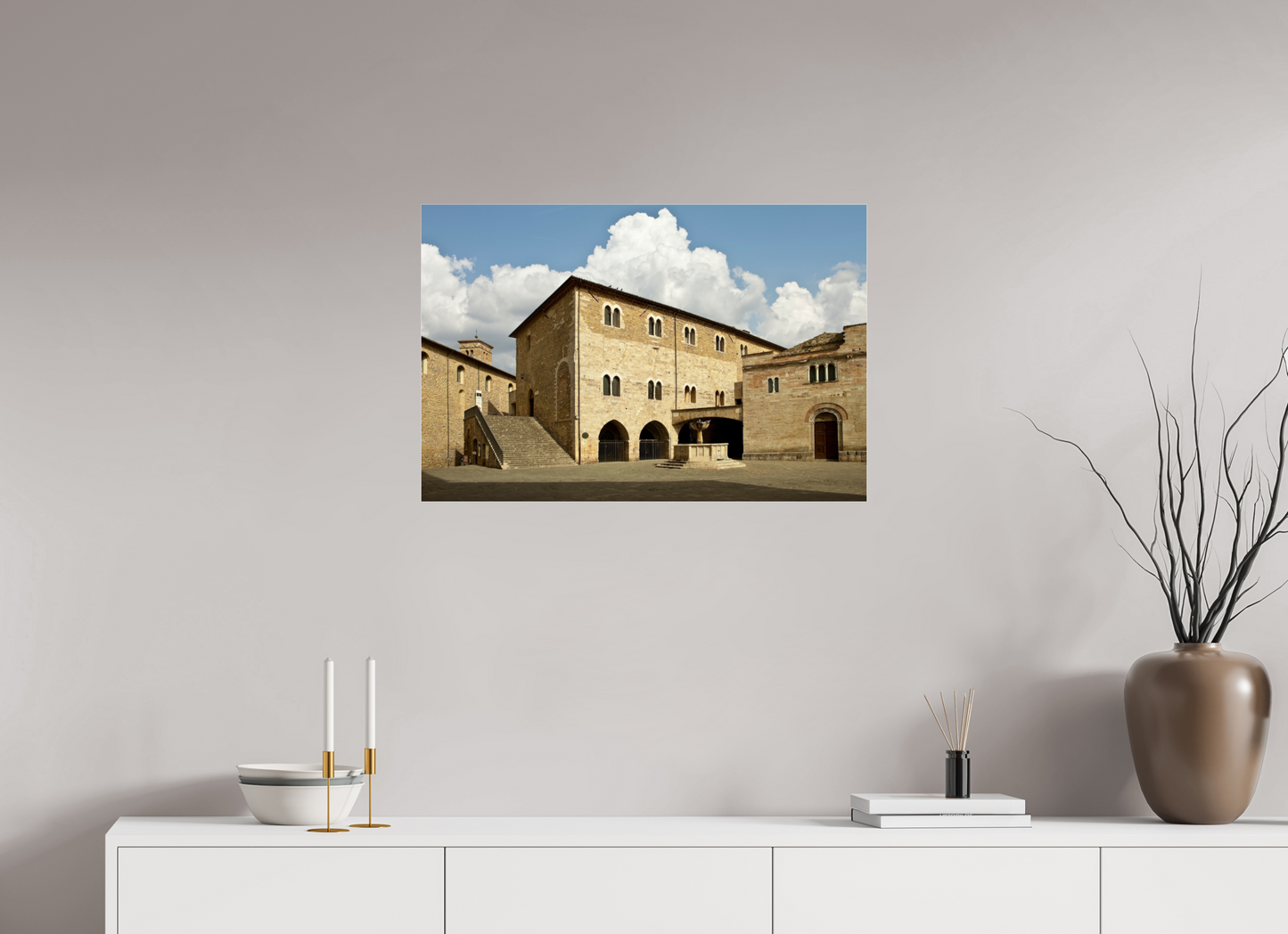 30 x 20″, Frameless Acrylic Glass Romanesque Church of San Silvestro