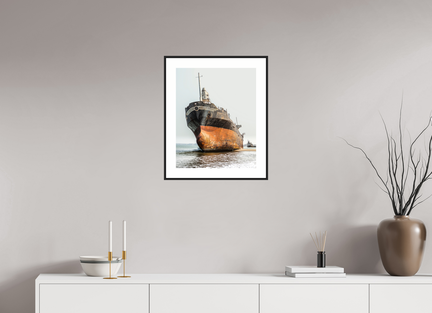 Grounded Ship Angola