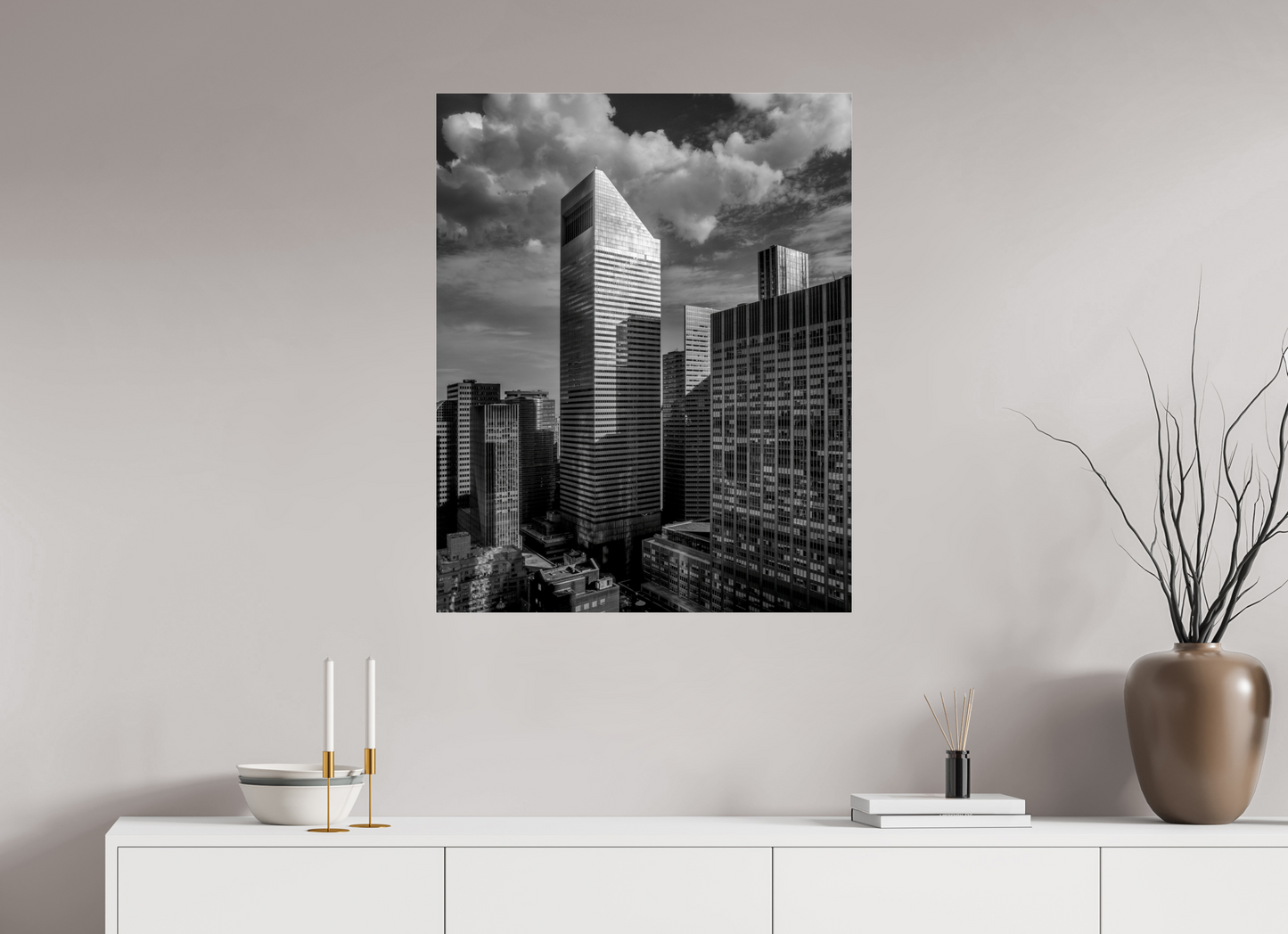 28 x 35″, Frameless Acrylic Glass Citicorp Tower