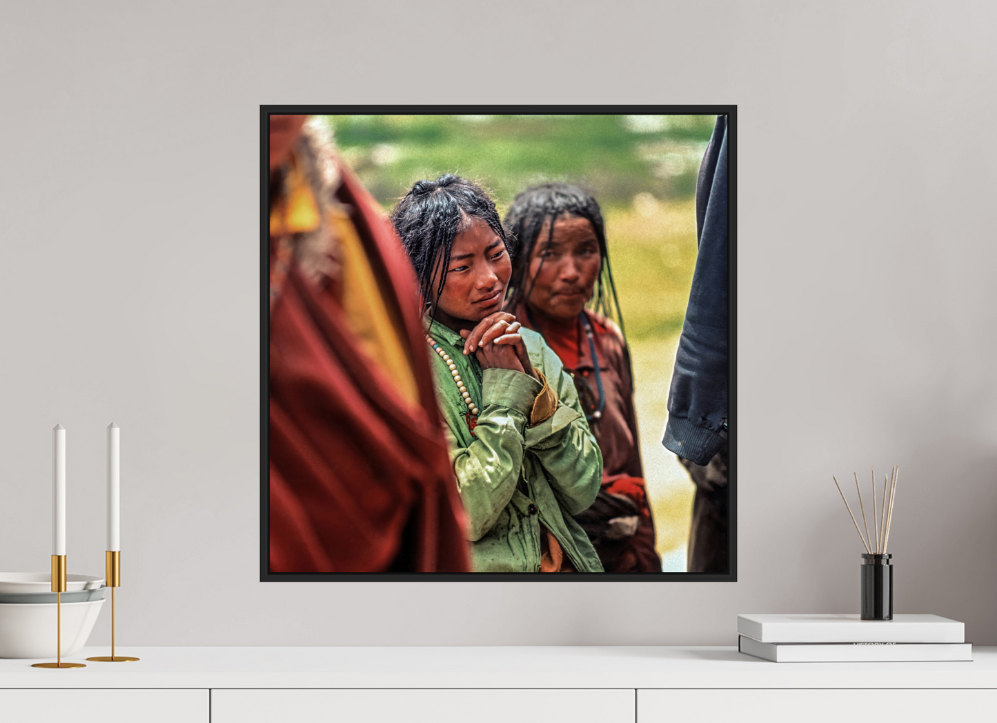 Tibetan Girl in Green Jacket
