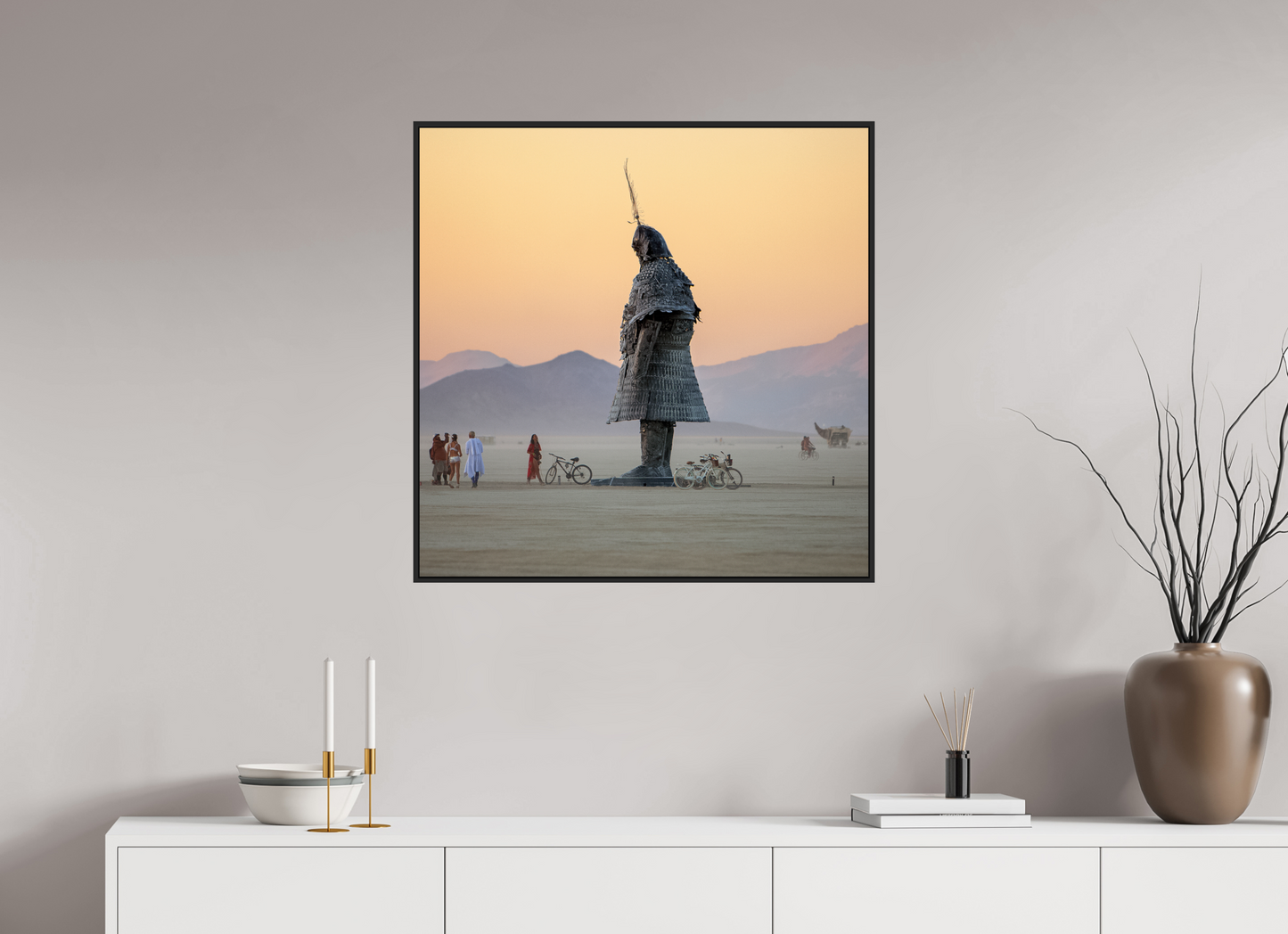 Burning Man - The Samurai with Admirer