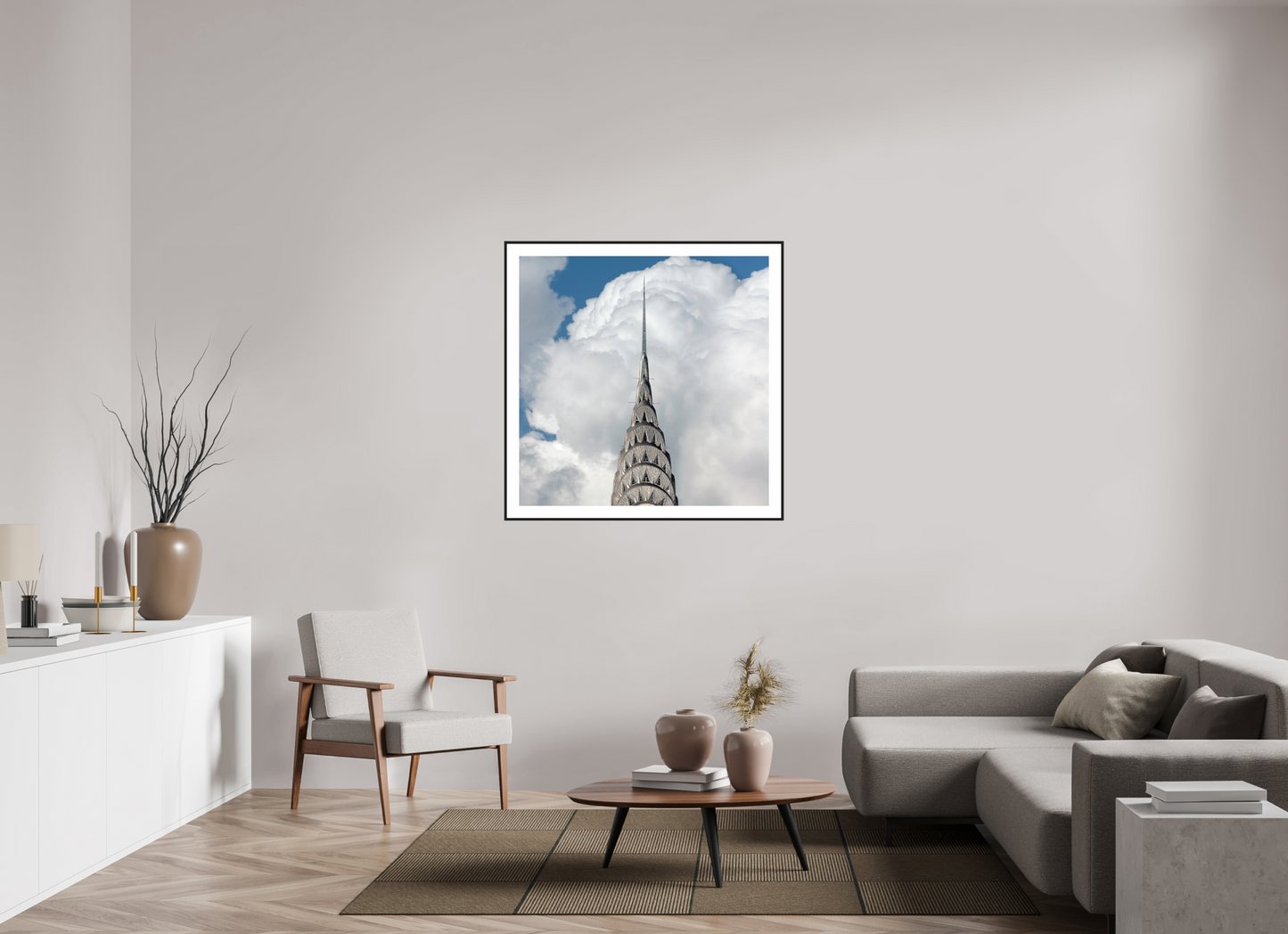 Chrysler Building with Clouds